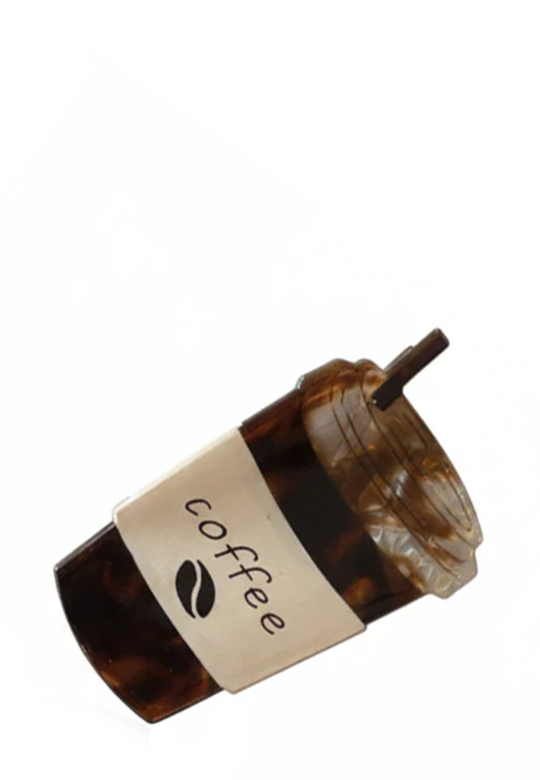 #139 Coffee Haarklammer | Brown