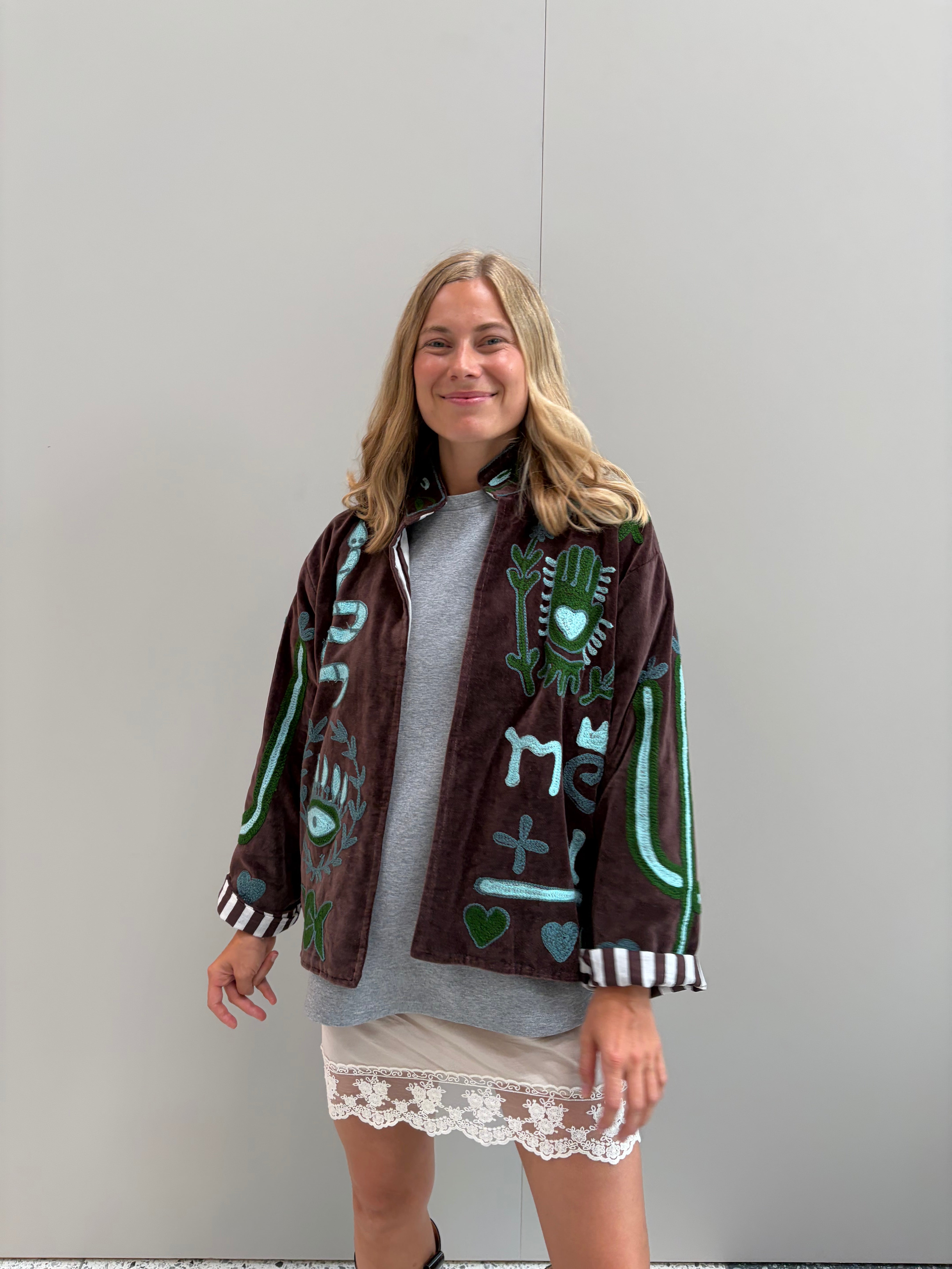 Embroidery Jacke
