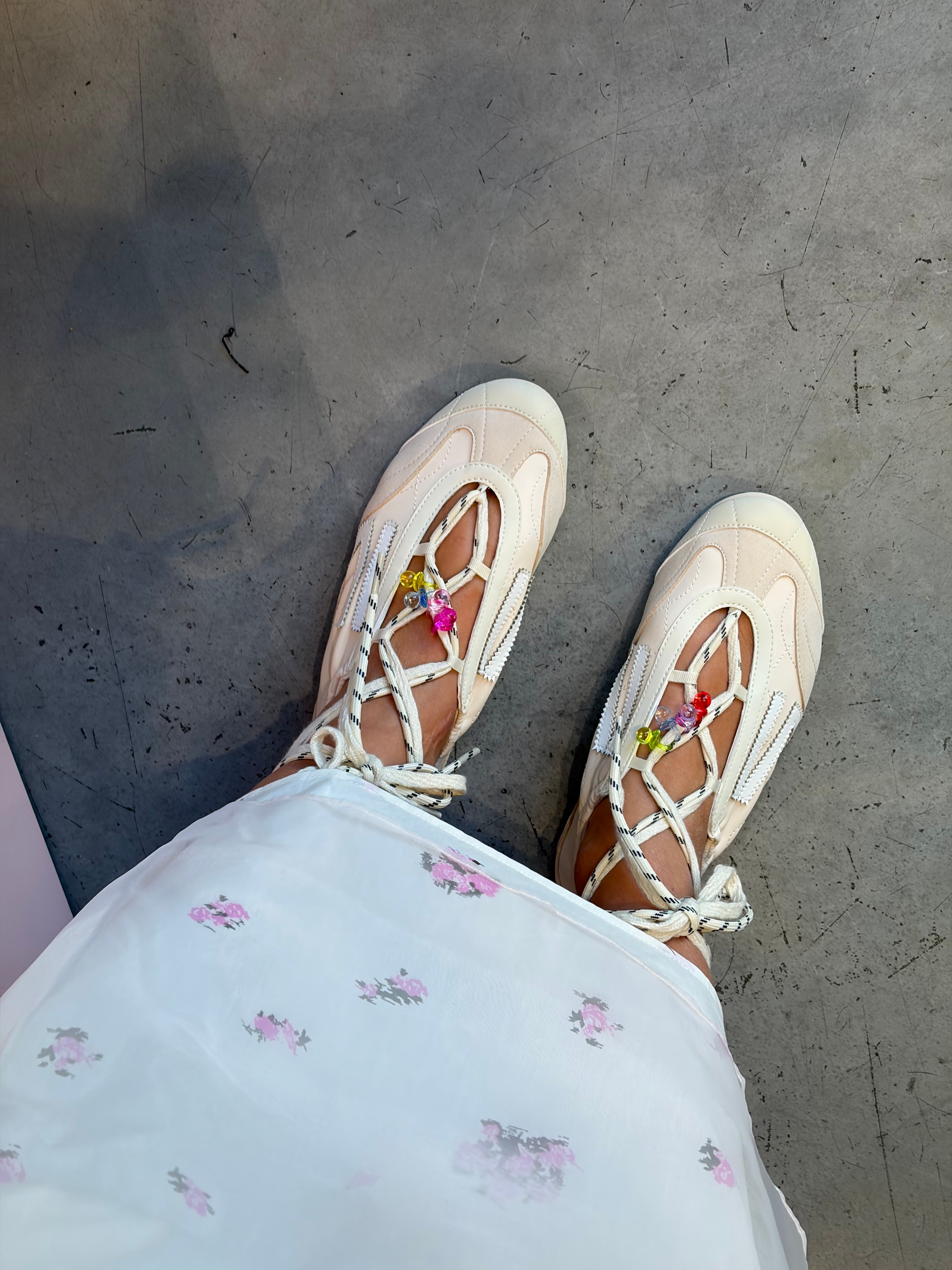 Lizard Ballerina Sneakers | Lunar Silk