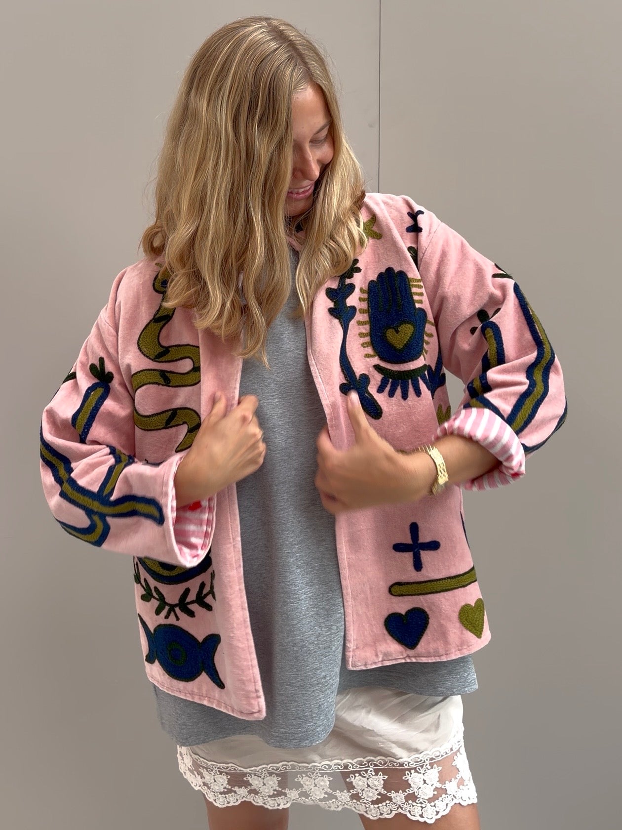 Embroidery Jacke