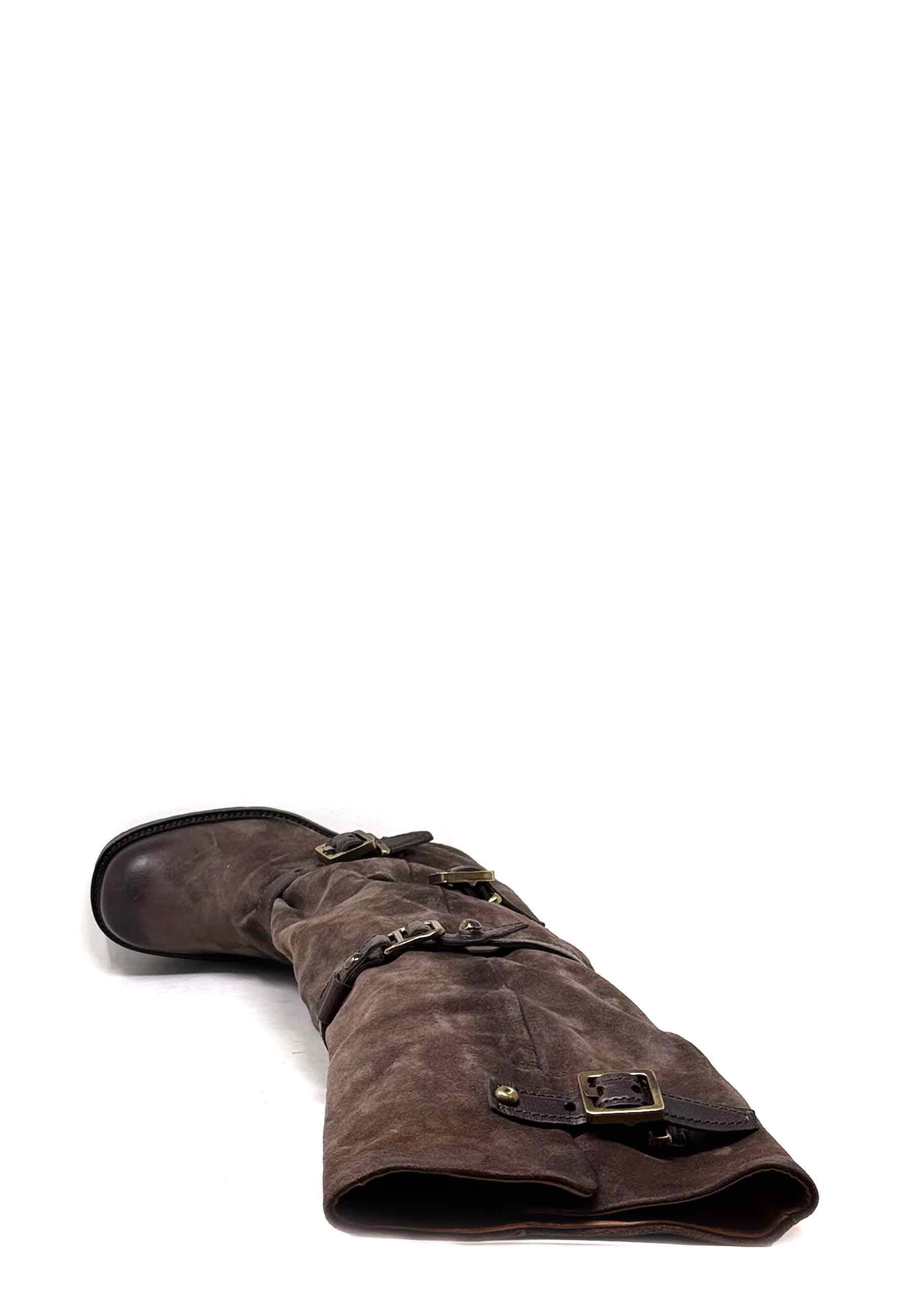C50303 Langschaft Heel Boot | Ebano