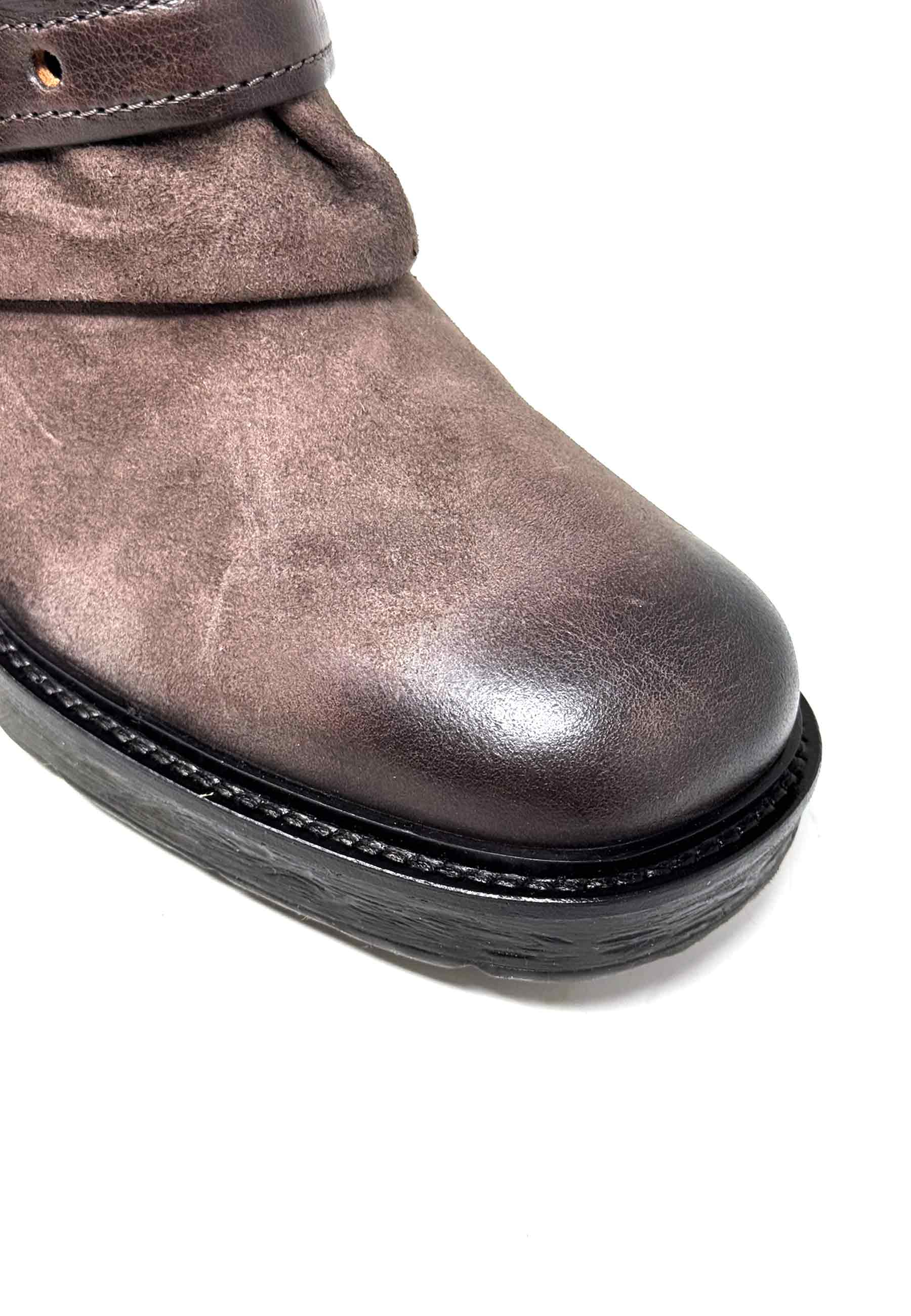 C50303 Langschaft Heel Boot | Ebano