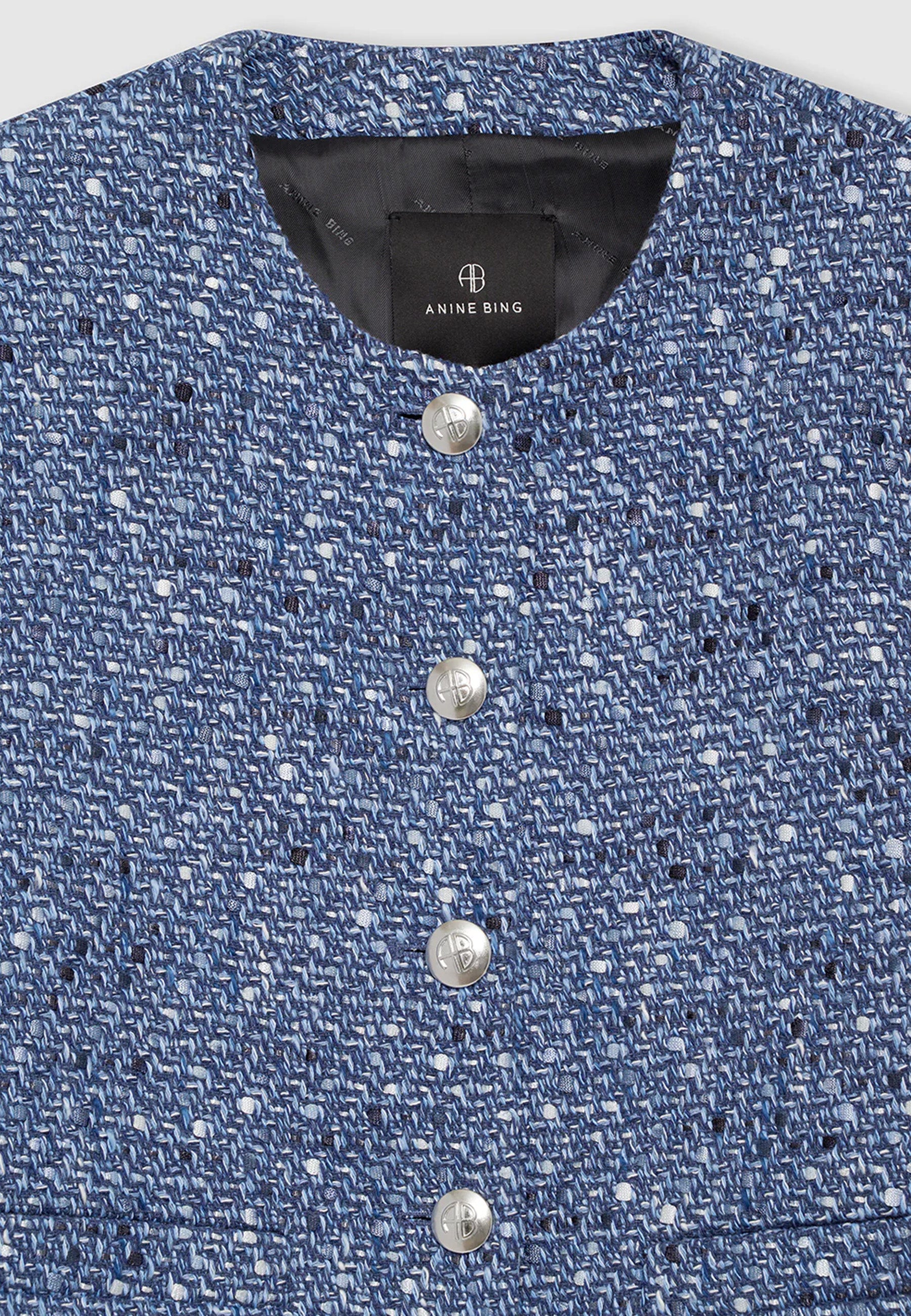 Amber Jacke | Blue Tweed