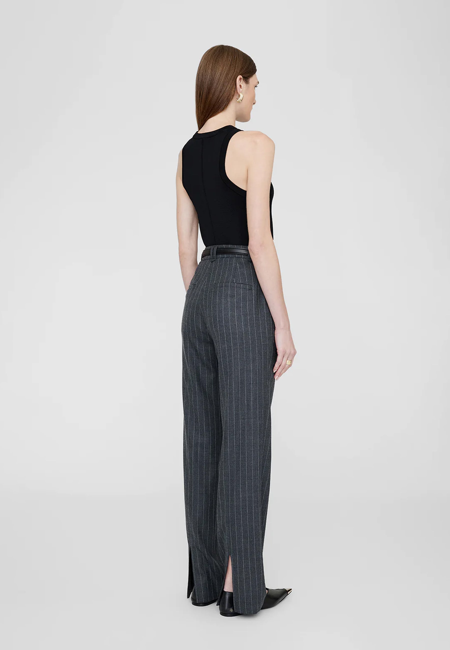 Drew Hose | Grey Pinstripe