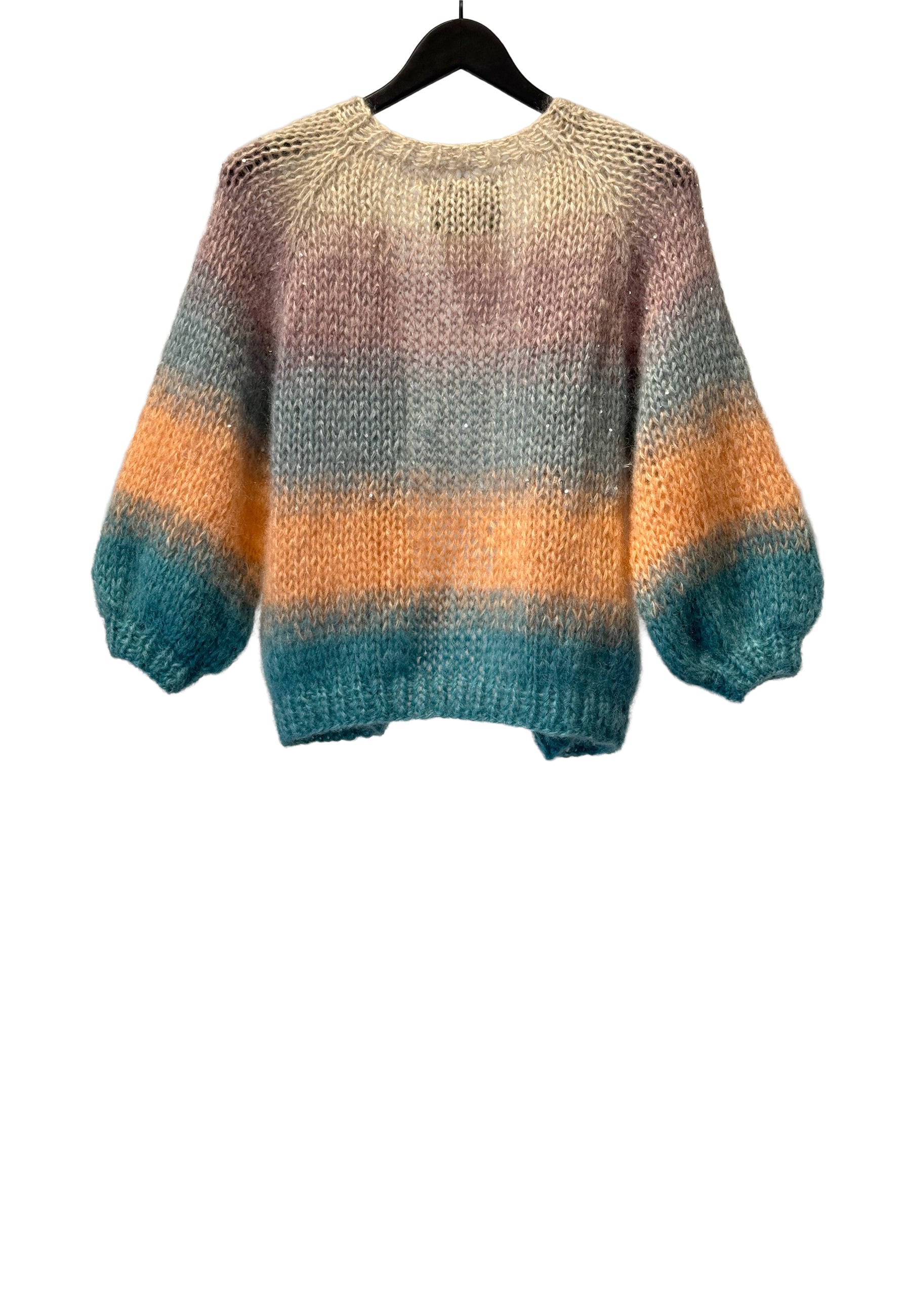 2604 Paulette Cardigan | Egg Ashrose Bluegrey