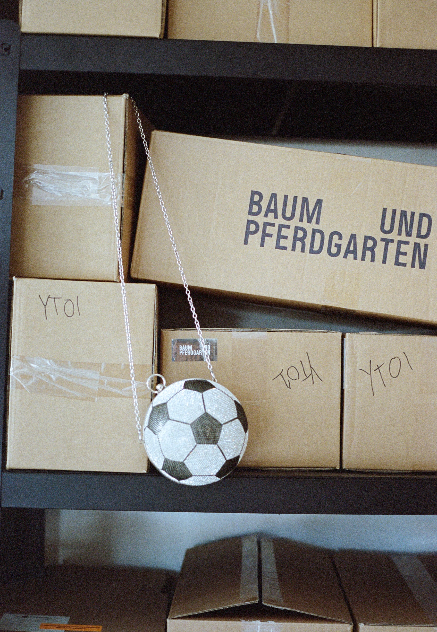 Kenza Football Tasche | Jet Crystal