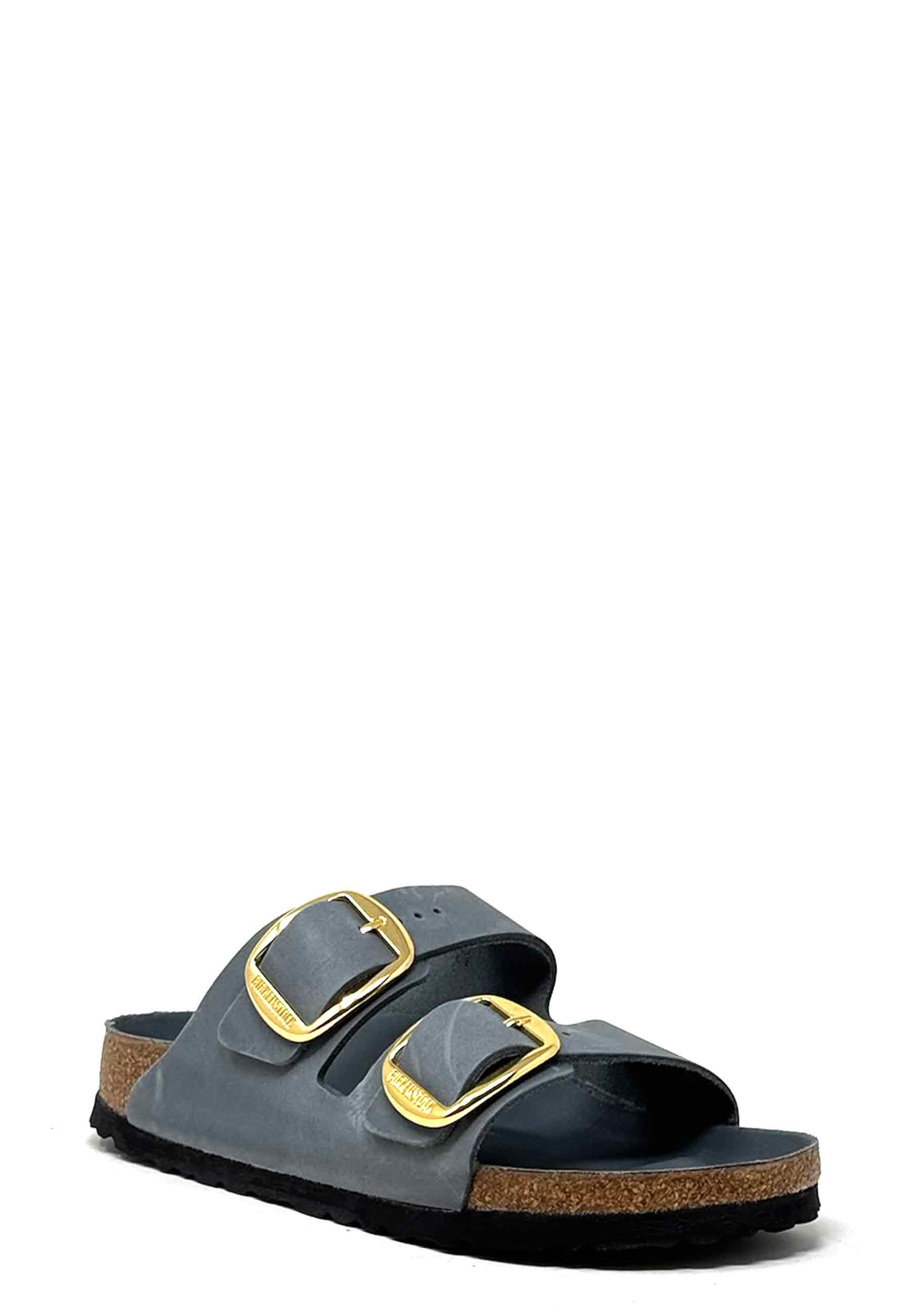 Arizona Big Buckle Pantolette | Basalt Gray