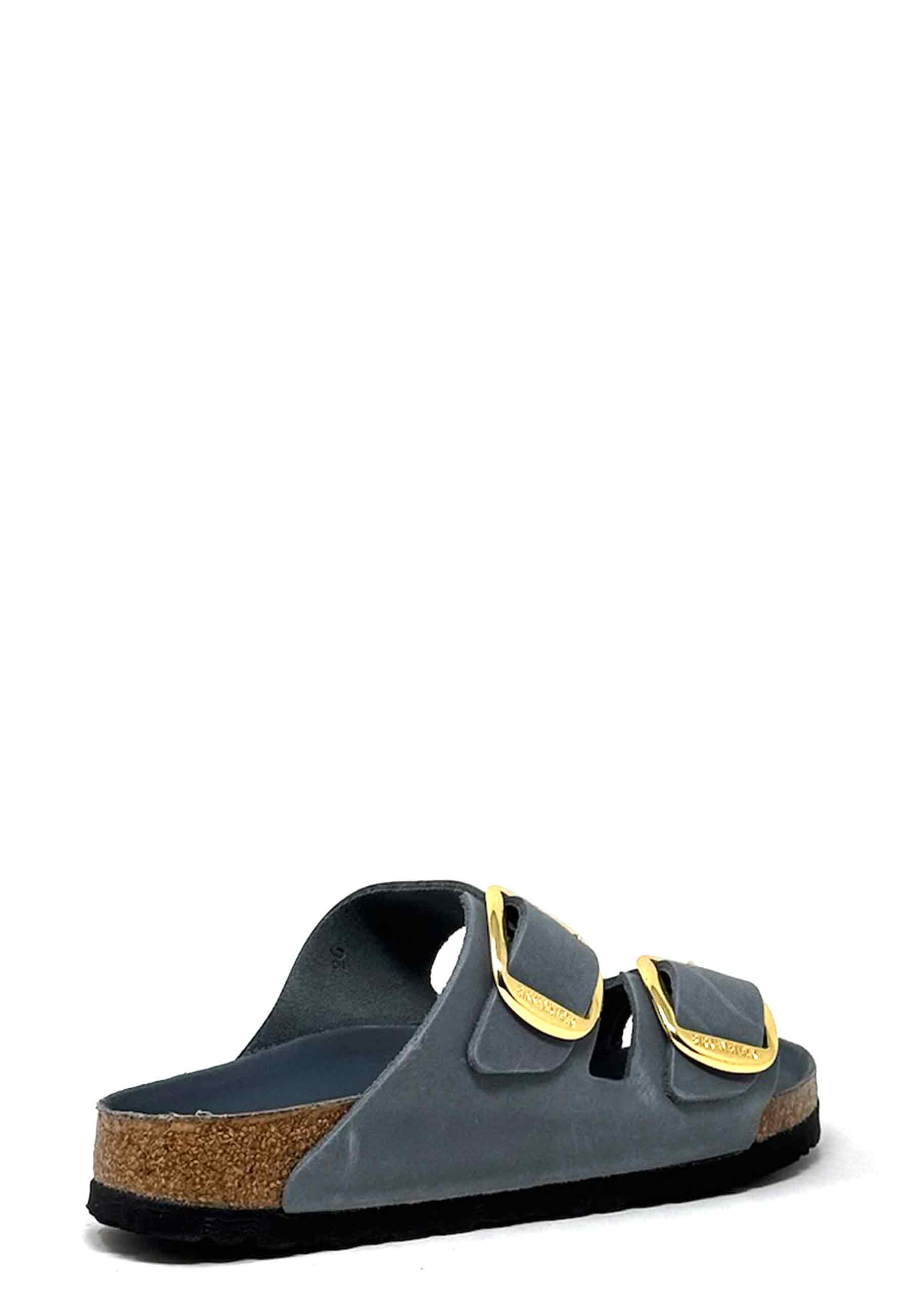 Arizona Big Buckle Pantolette | Basalt Gray