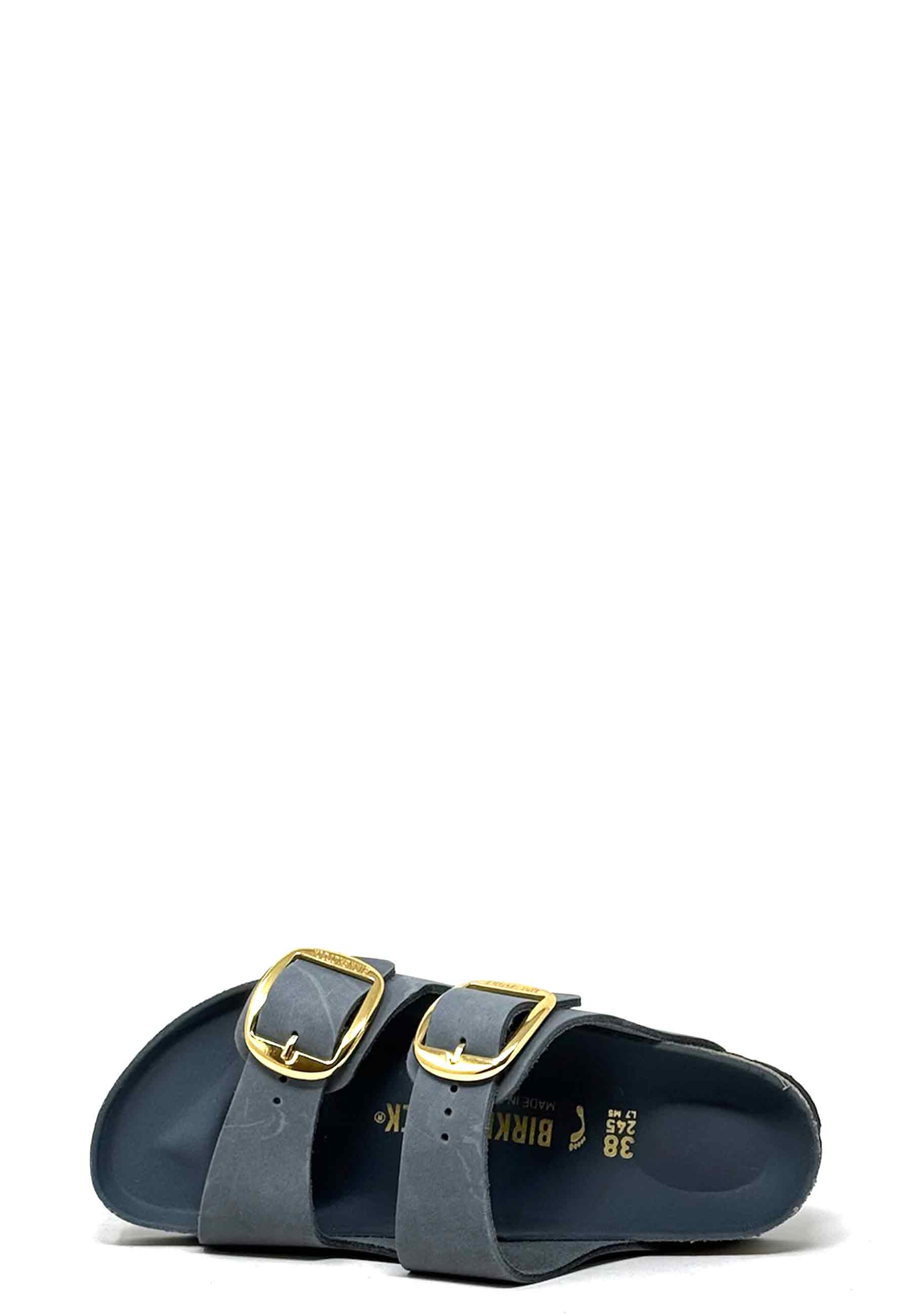 Arizona Big Buckle Pantolette | Basalt Gray