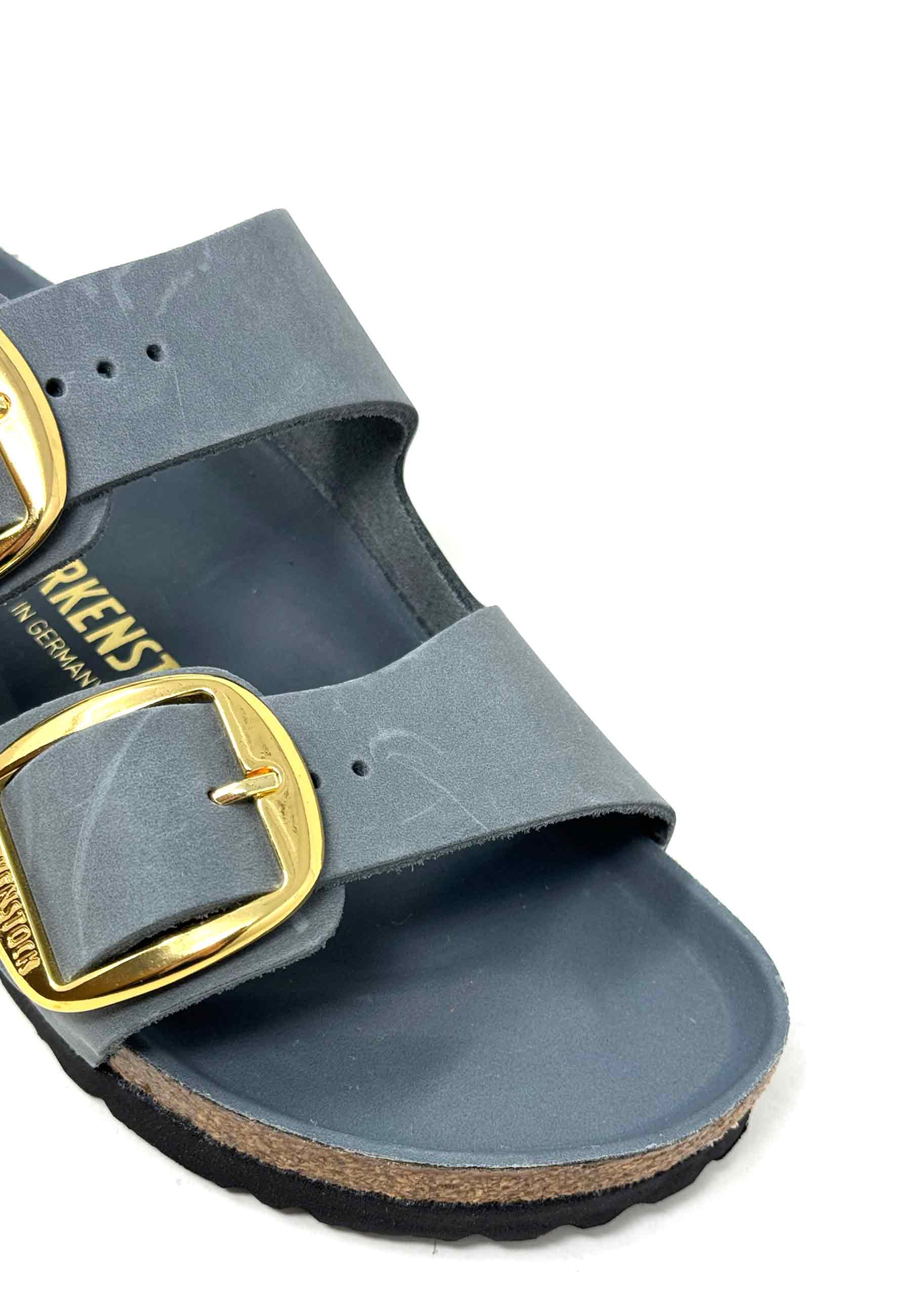 Arizona Big Buckle Pantolette | Basalt Gray