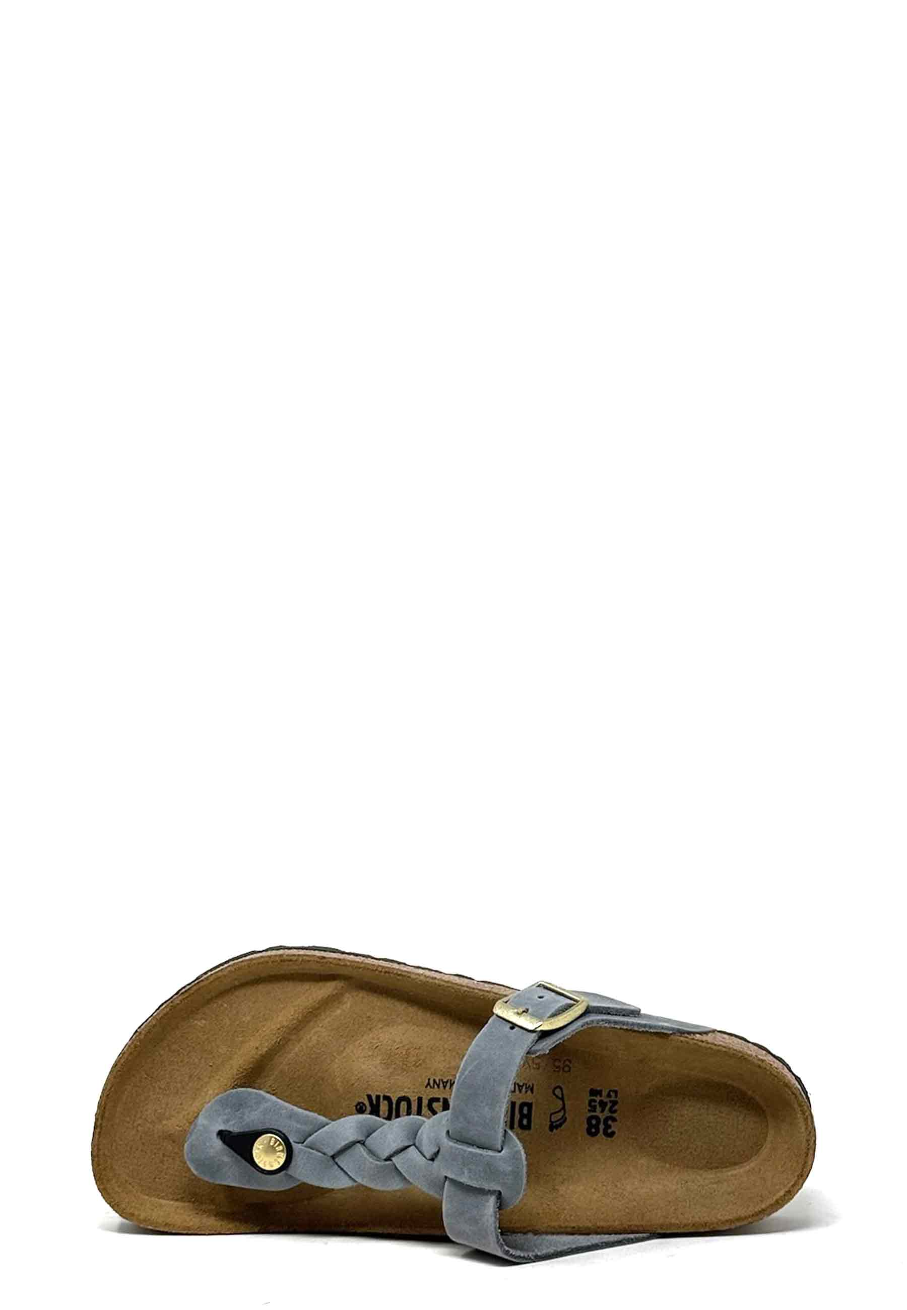 Gizeh Braided Pantolette | Basalt Gray