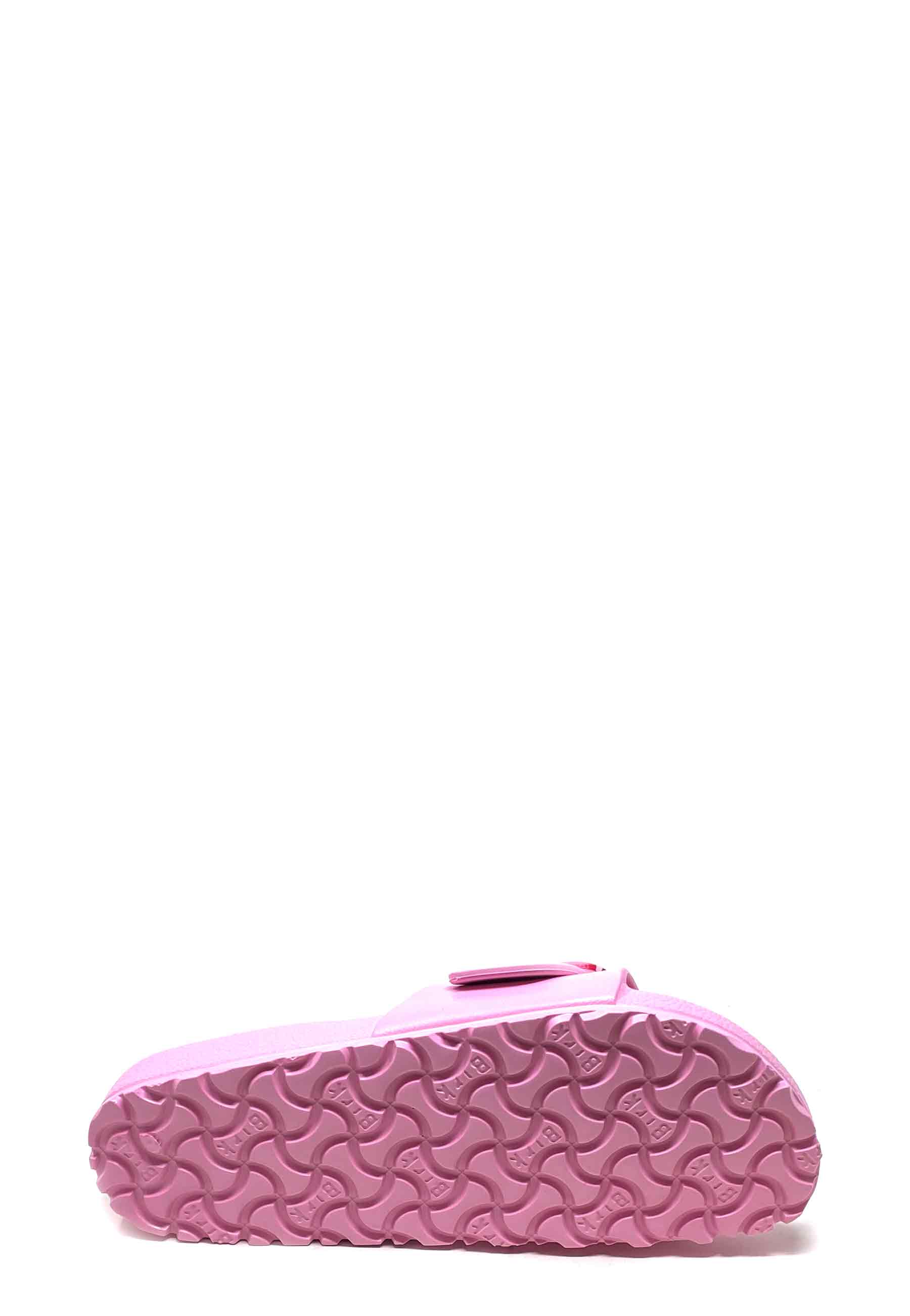 Madrid Big Buckle Pantolette | Faded Pink EVA