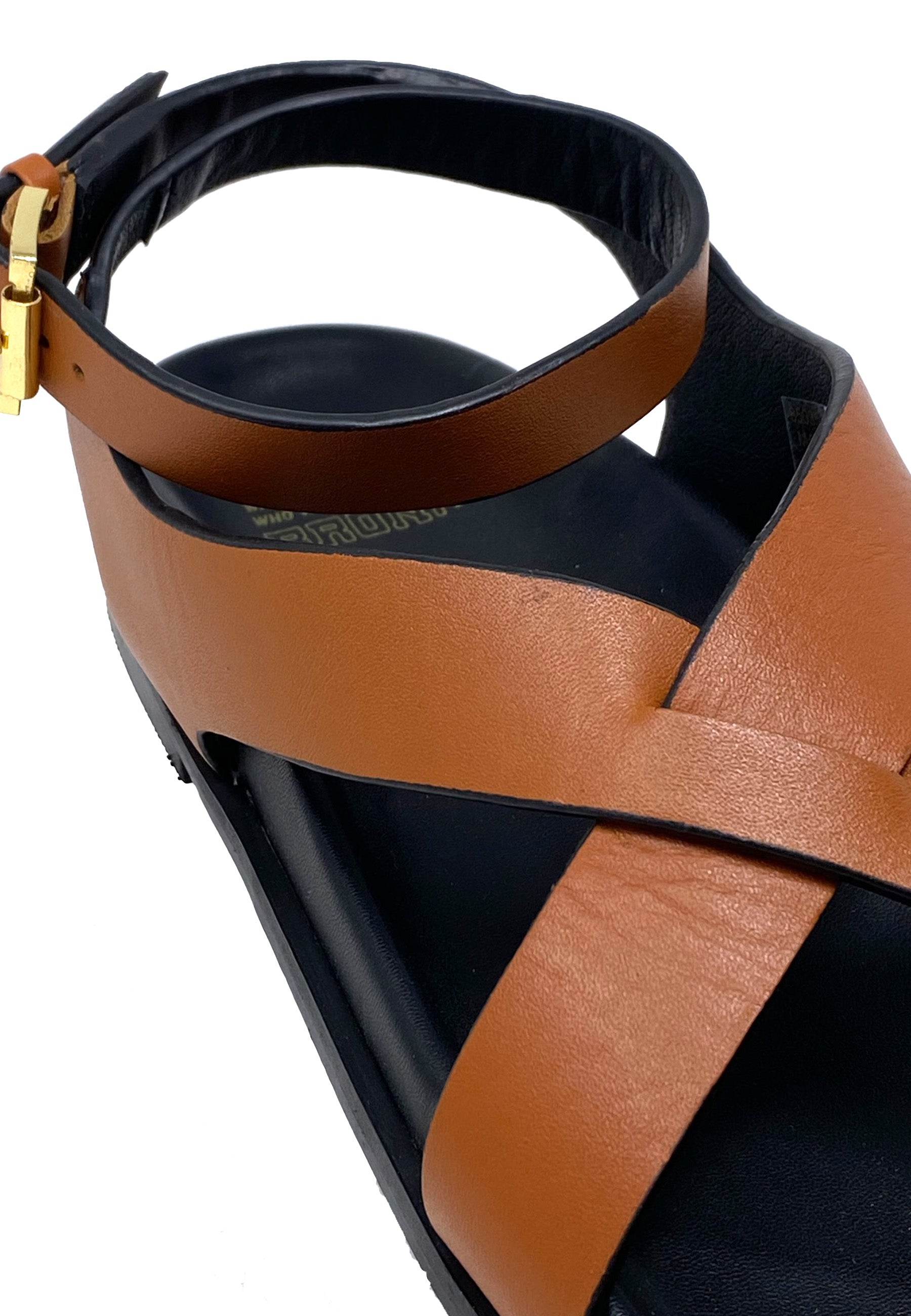 85035 Sandale | Tan Black