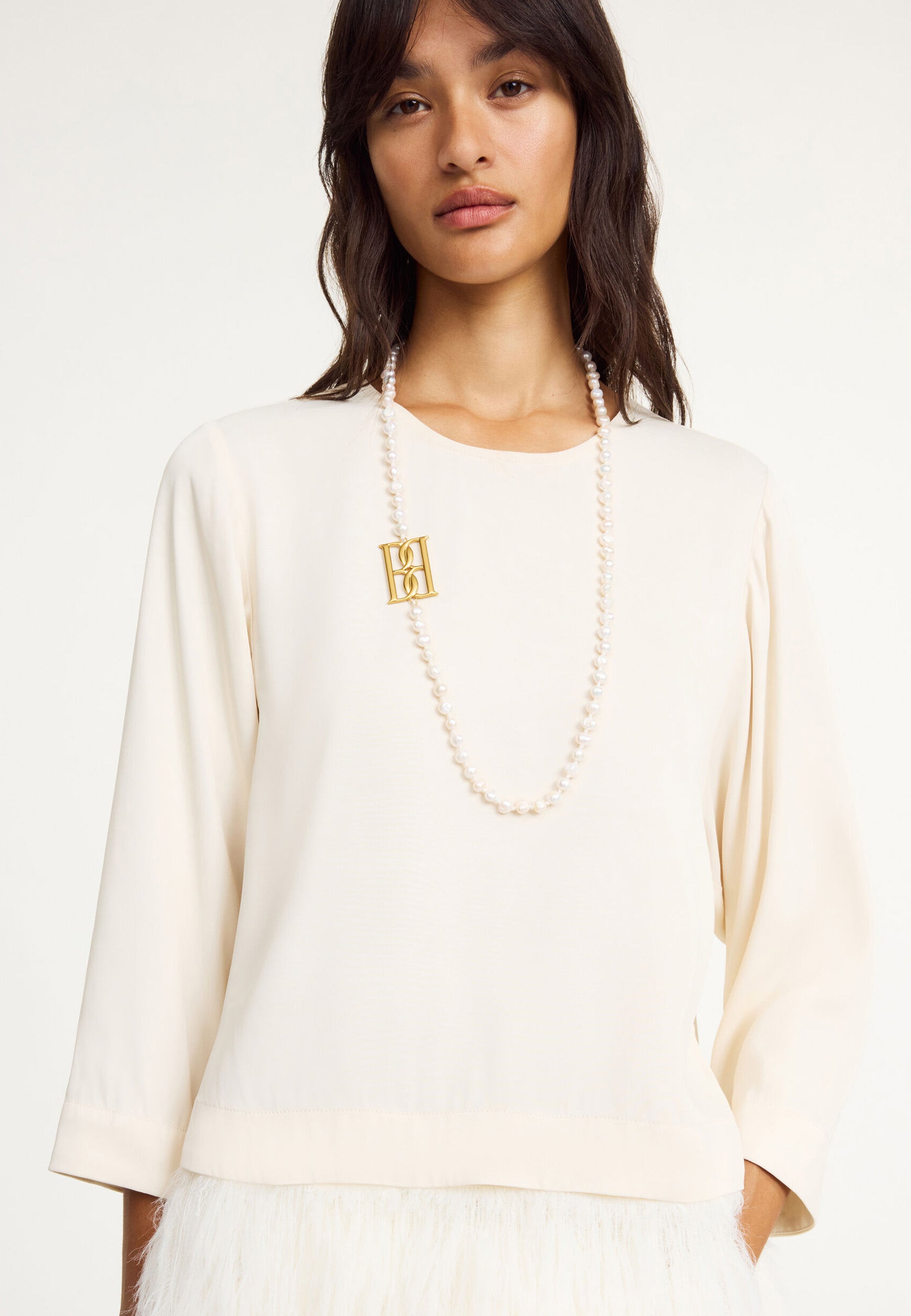 Chakallo Perlenkette | Soft White