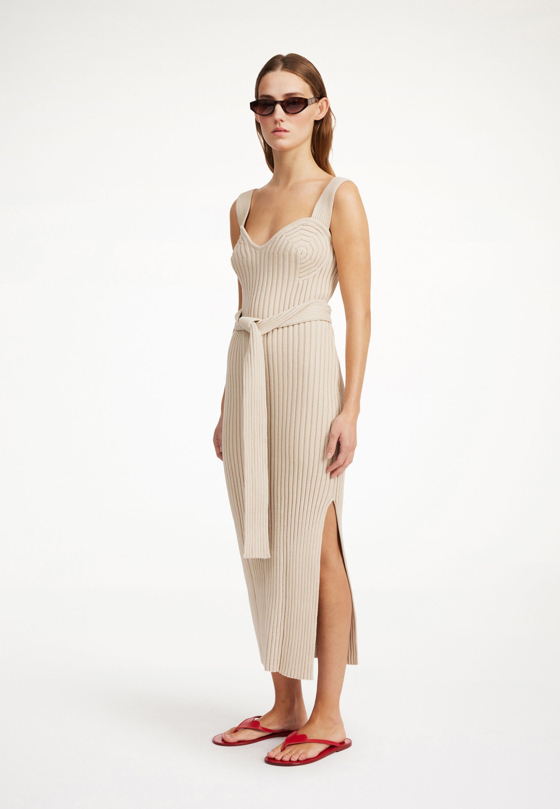 Honeya Maxikleid | Oyster Gray