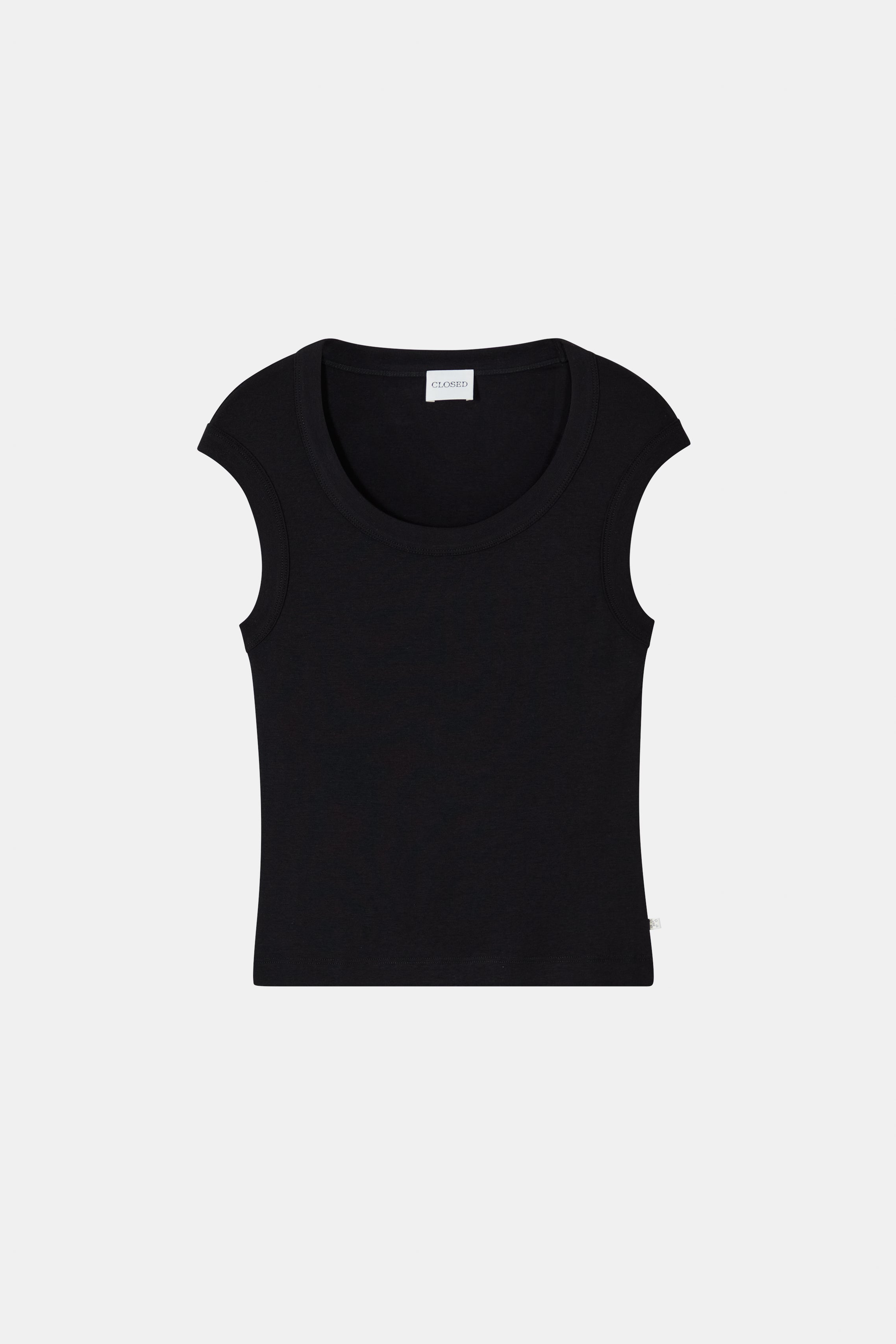 C95003 Cap Sleeve T-Shirt | Black