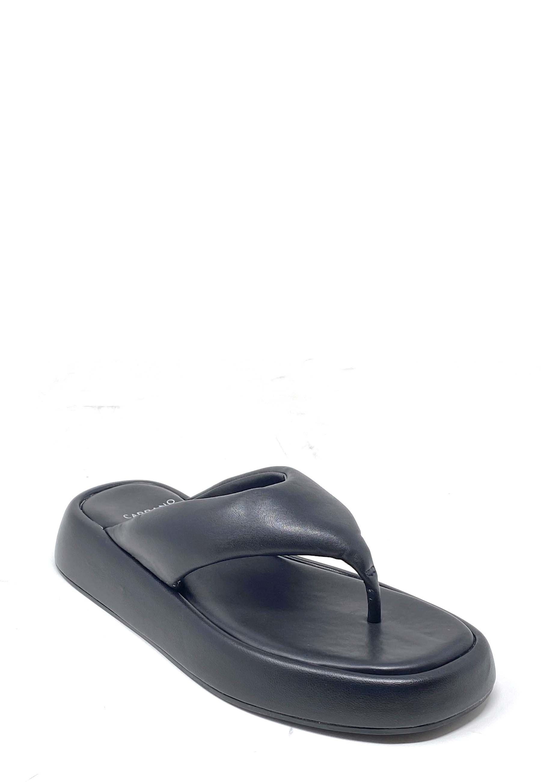 470018C Zehentrenner Pantolette | Black