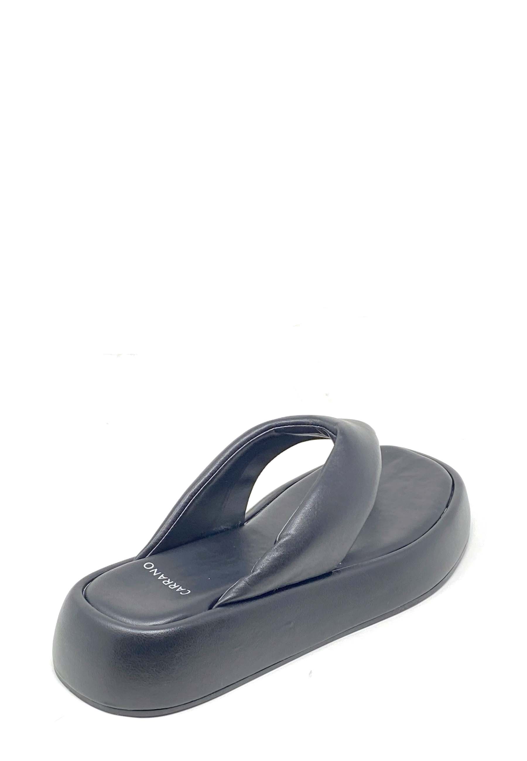 470018C Zehentrenner Pantolette | Black
