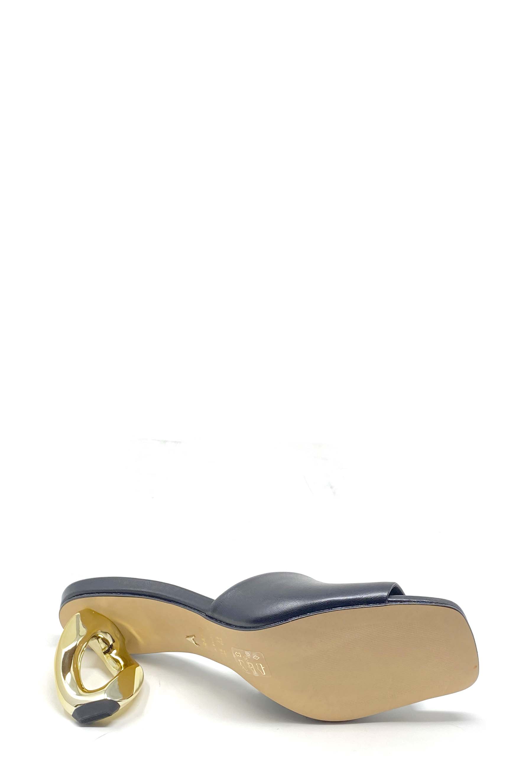 672002 High heel mules | Black