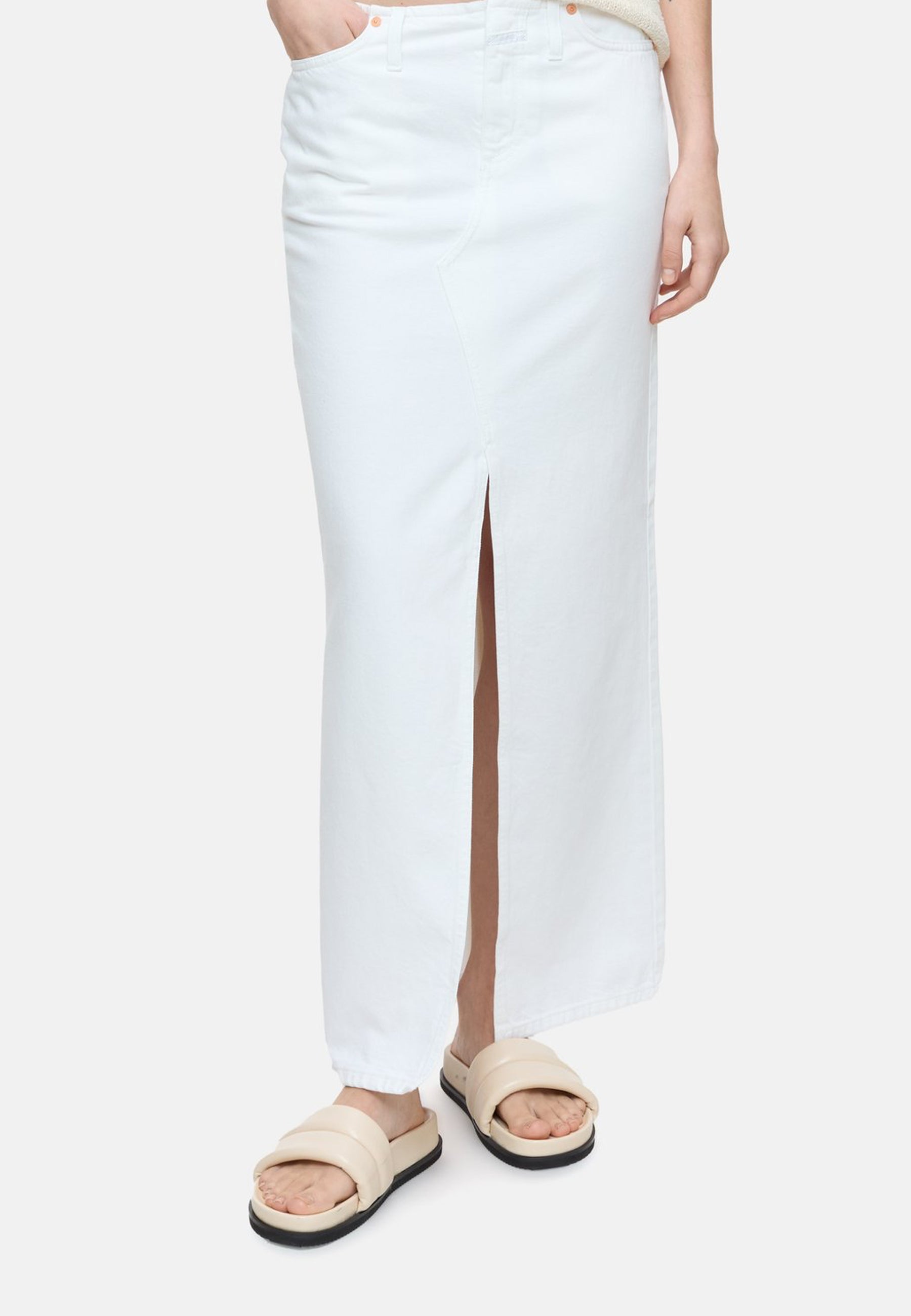 C93178 Long 5 Pocket Rock | White