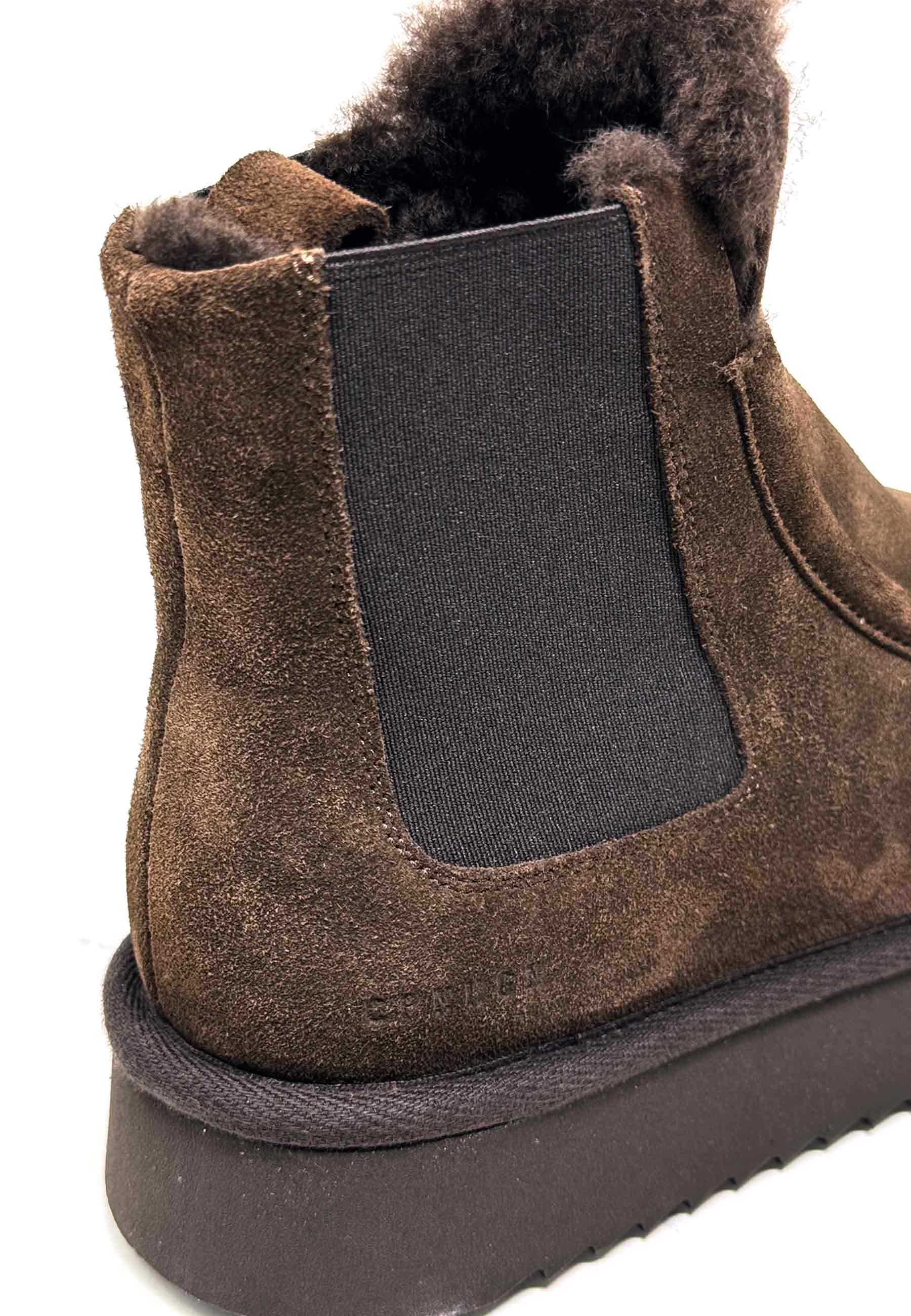 CPH267 Warmfutter Chelsea Boot | Chocolate Suede