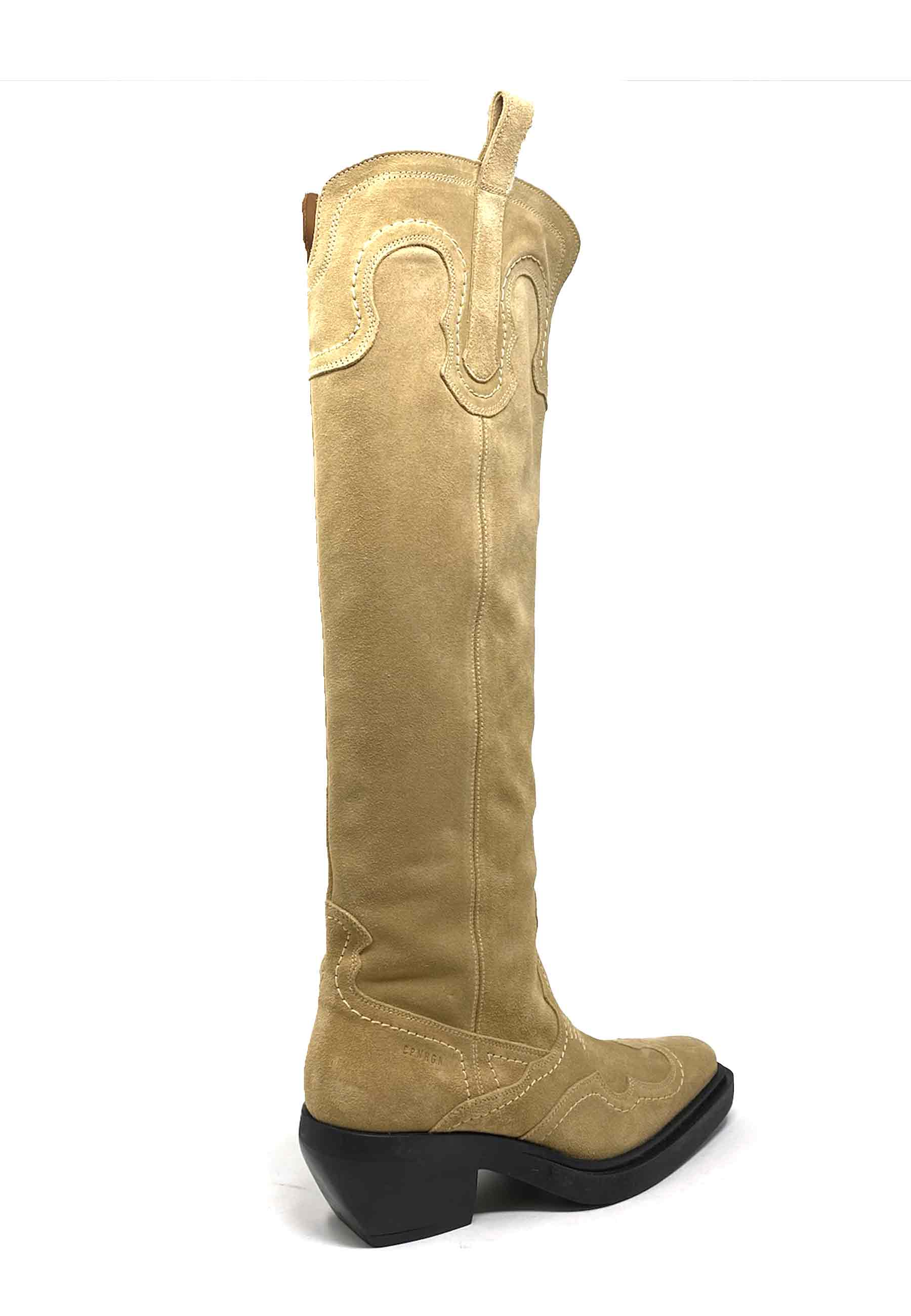 CPH286 Cowboy Boot | Sand Suede