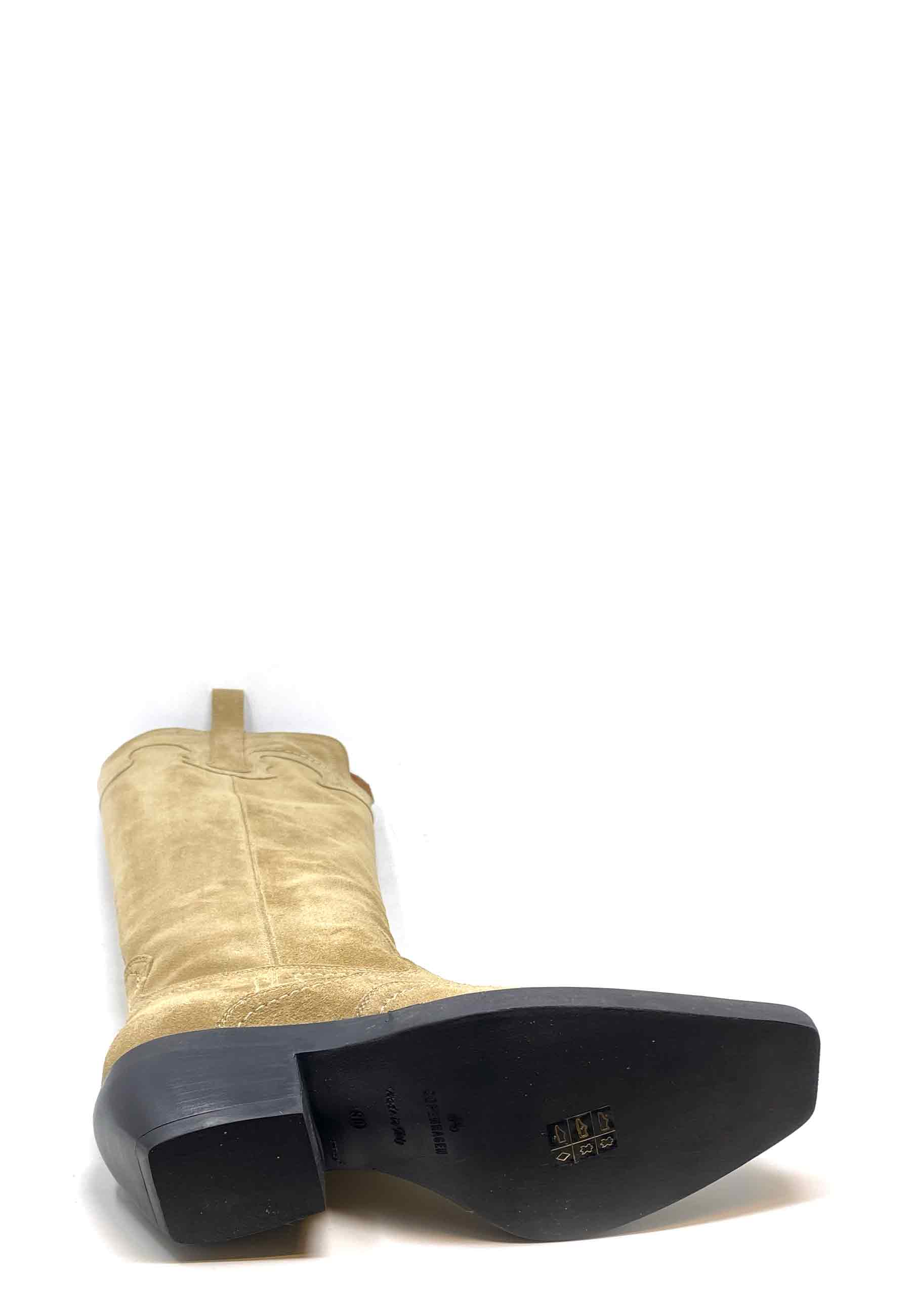 CPH286 Cowboy Boot | Sand Suede