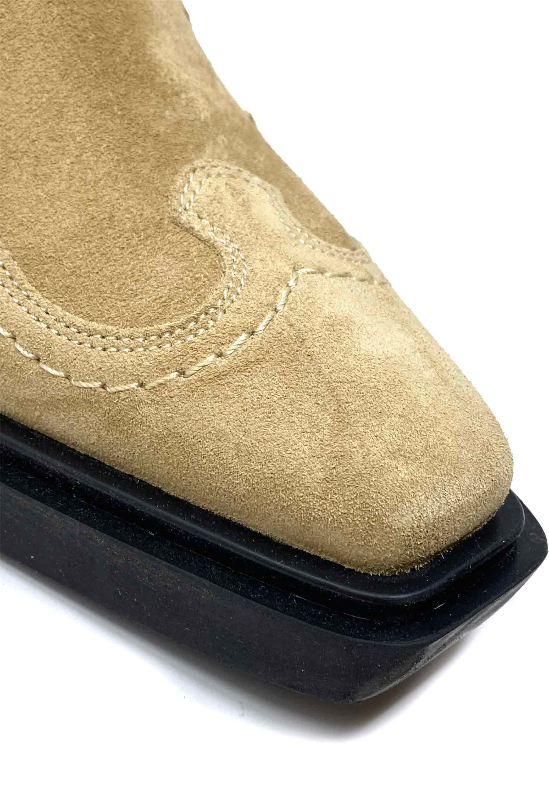 CPH286 Cowboy Boot | Sand Suede