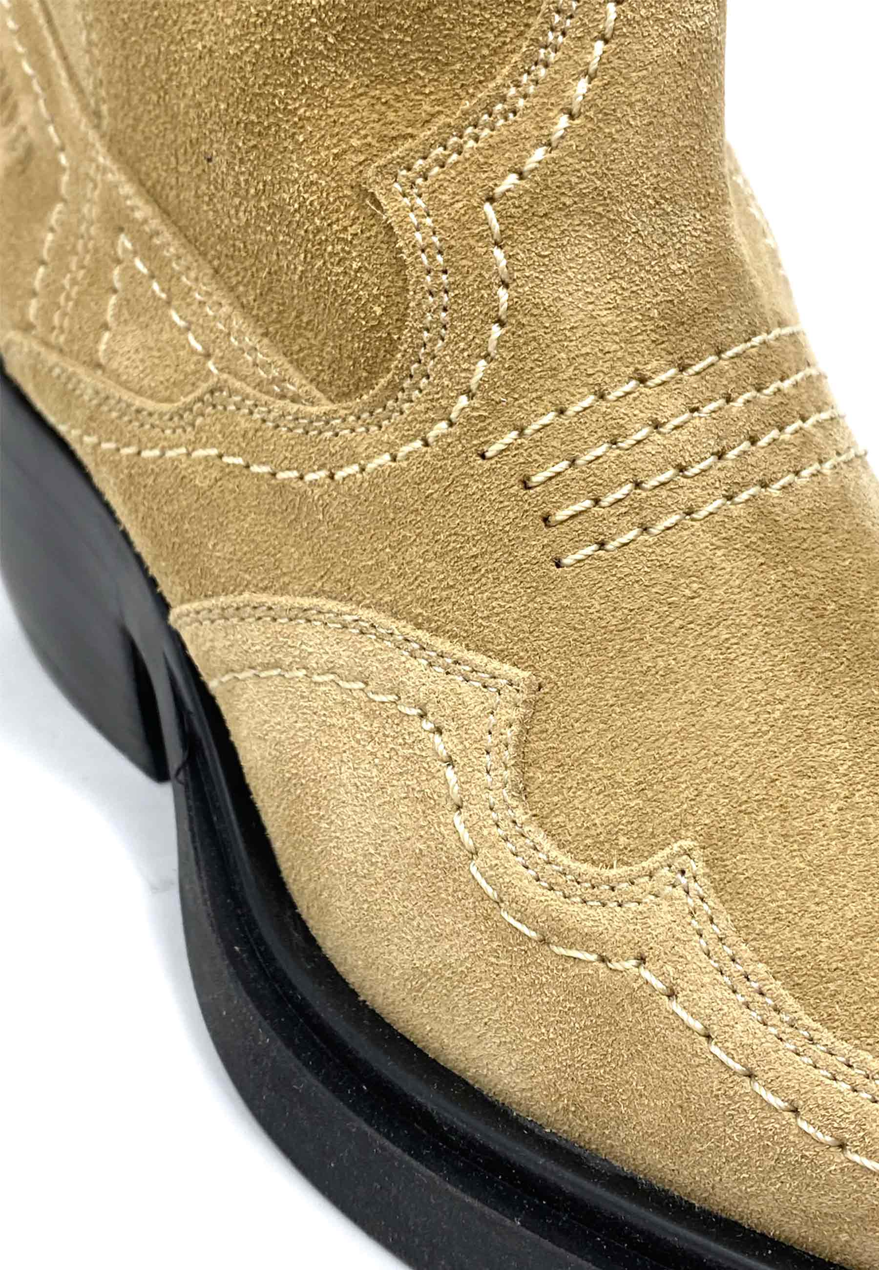CPH286 Cowboy Boot | Sand Suede