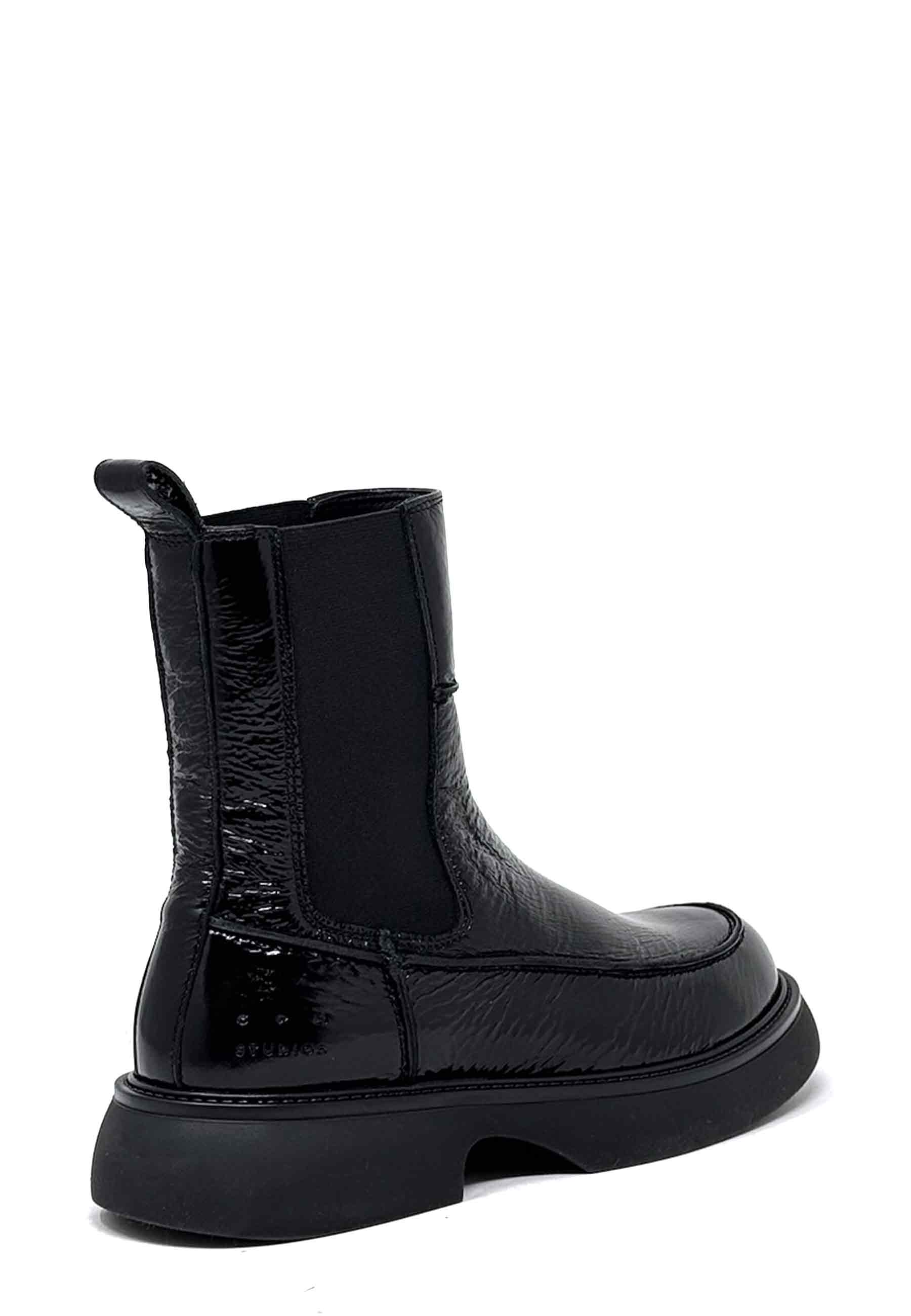 CPH759 Plateau Chelsea Boot | Black Patent