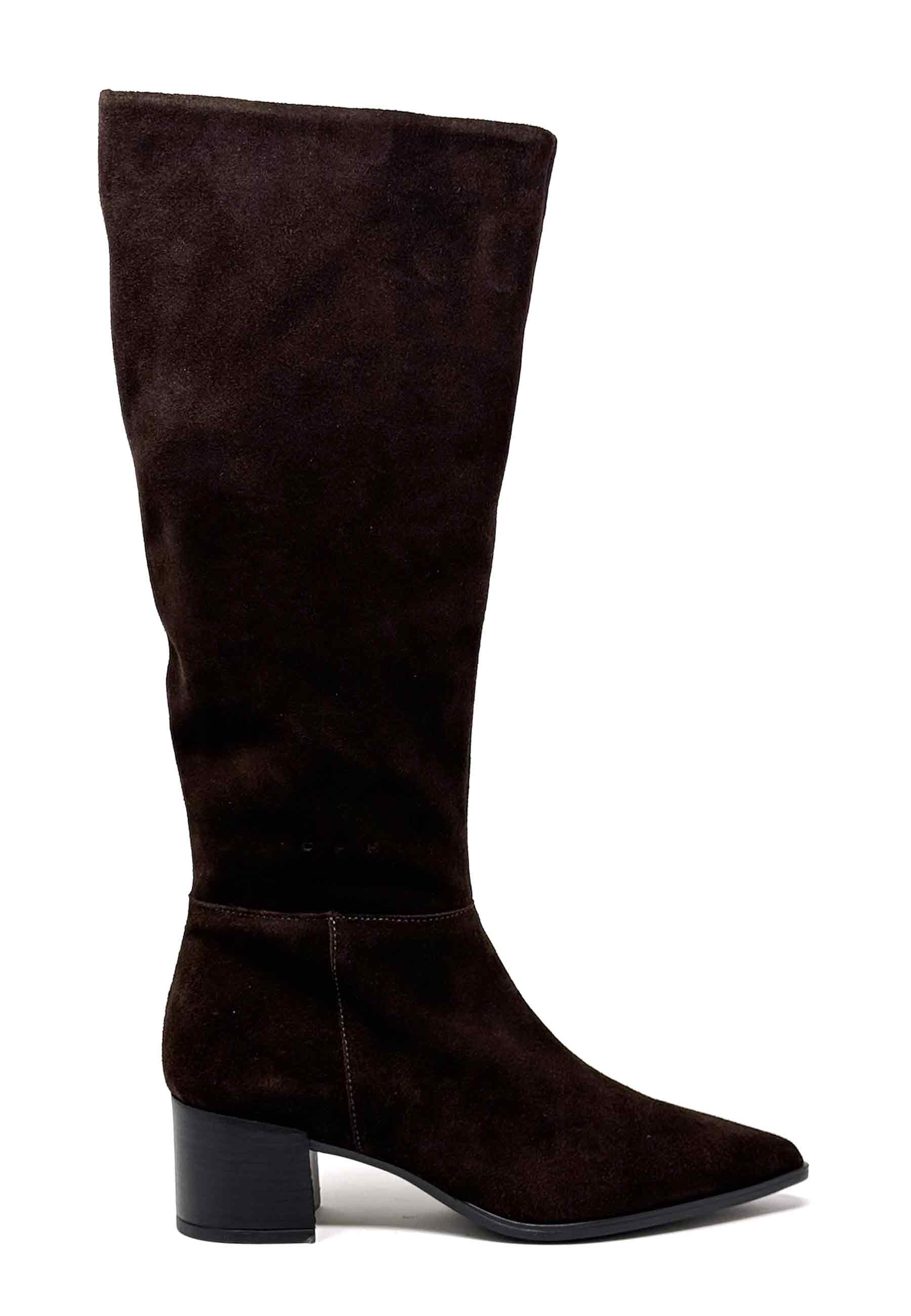 CPH299 Heel Langschaft Boot | Chocolate