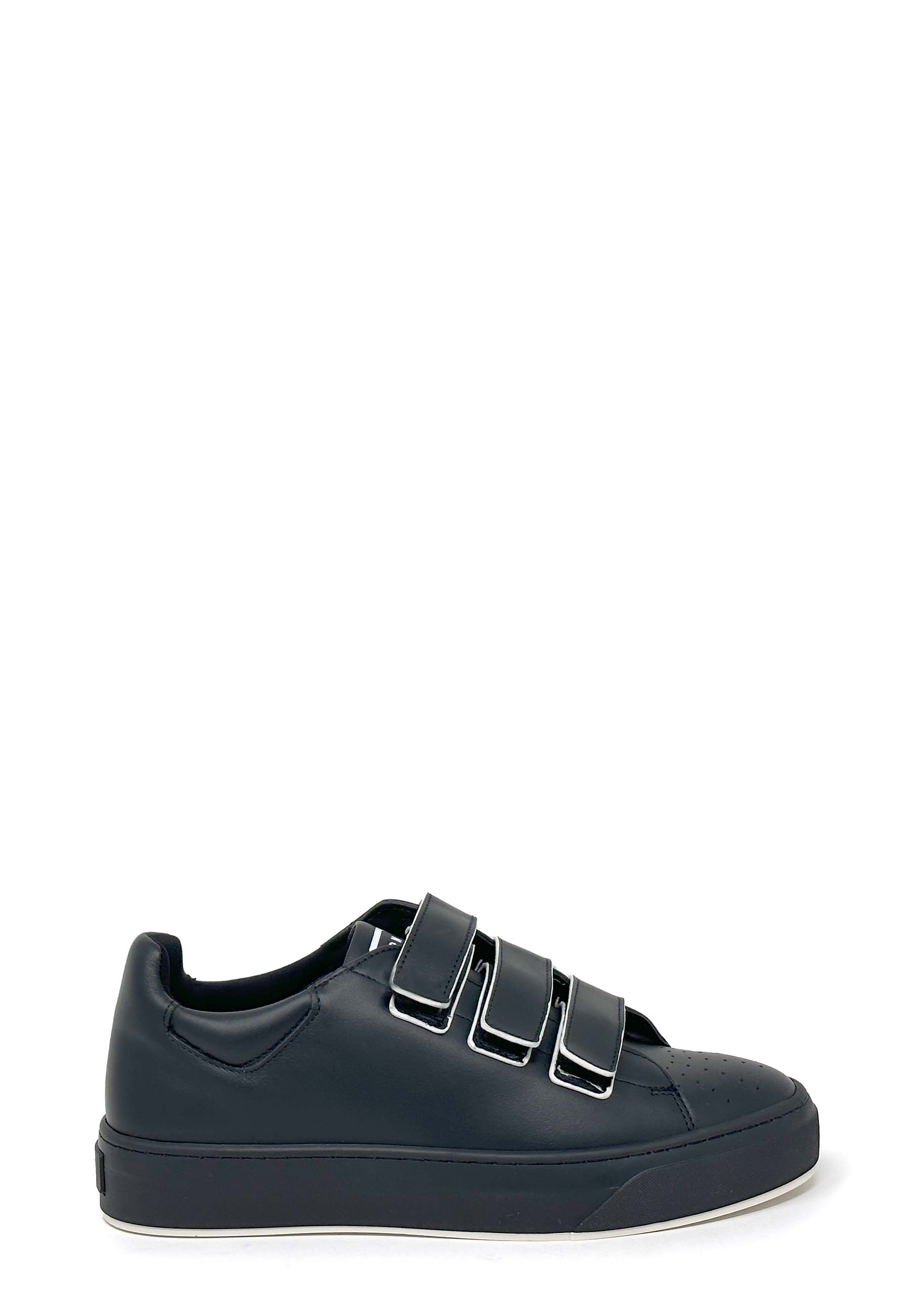 CPH429 Klett Sneaker | Black Soft Vitello
