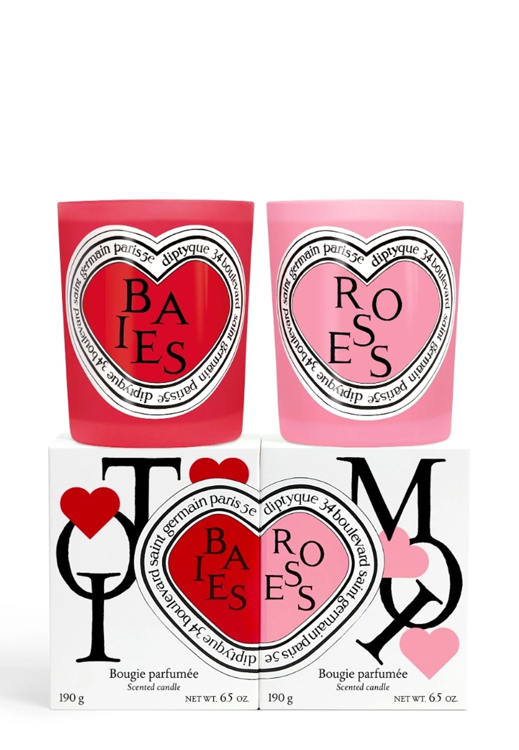Diptyque | 2025 Valentine's Day Flowers & Roses Candle Duo