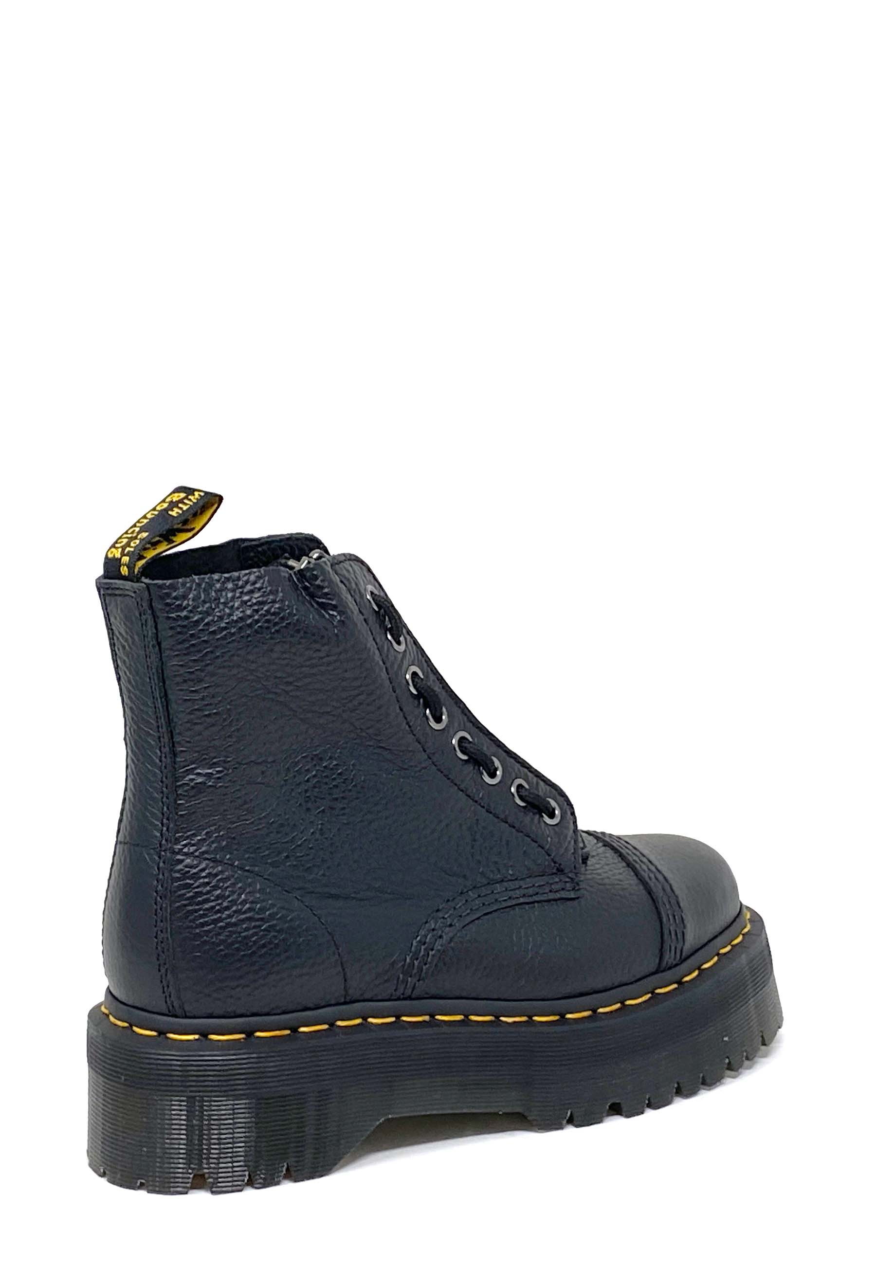 Sinclair Schnür Boot | Black Nappa