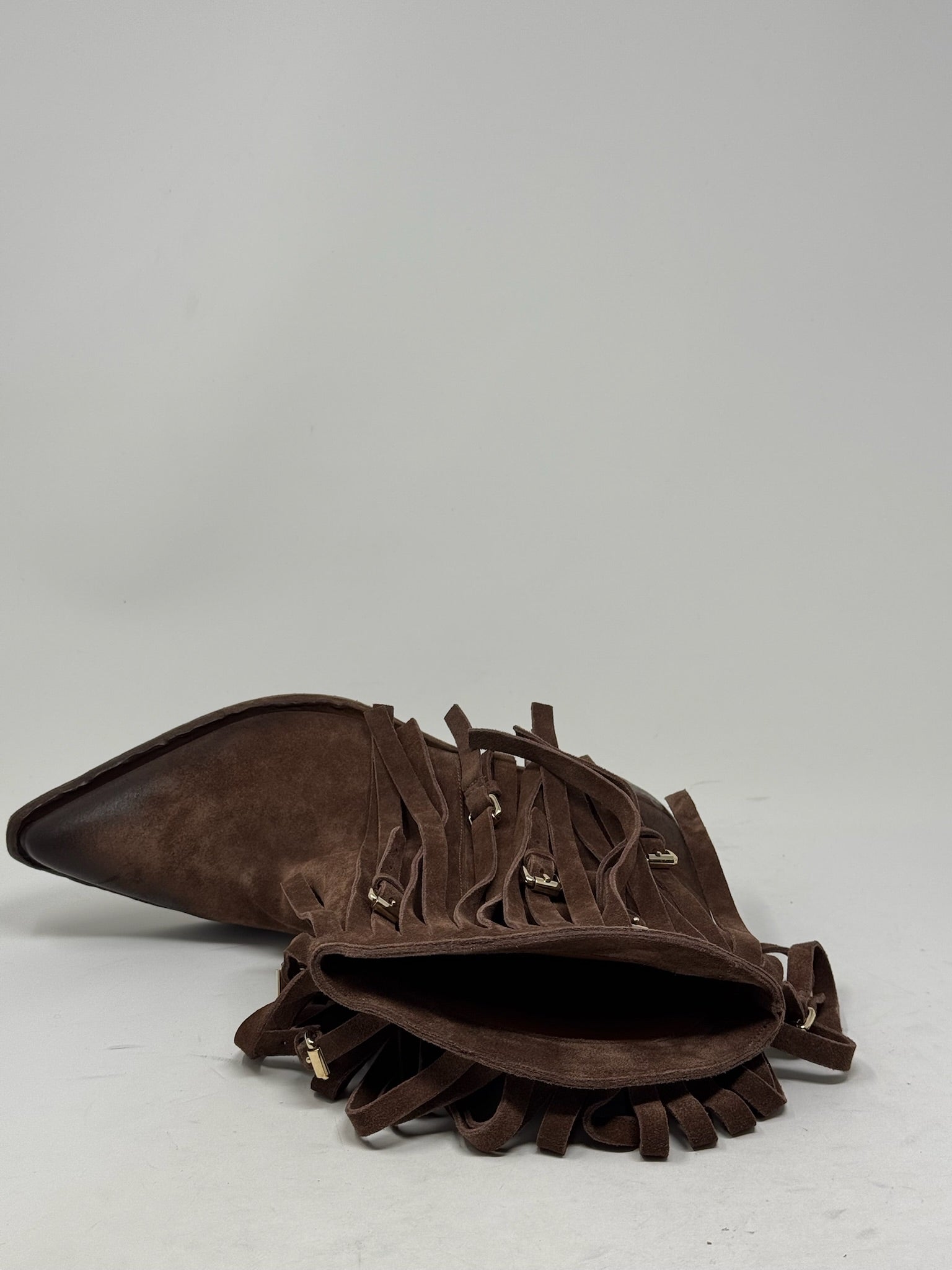 Dallas Fransen Cowboyboot | Cacao Wash Velour