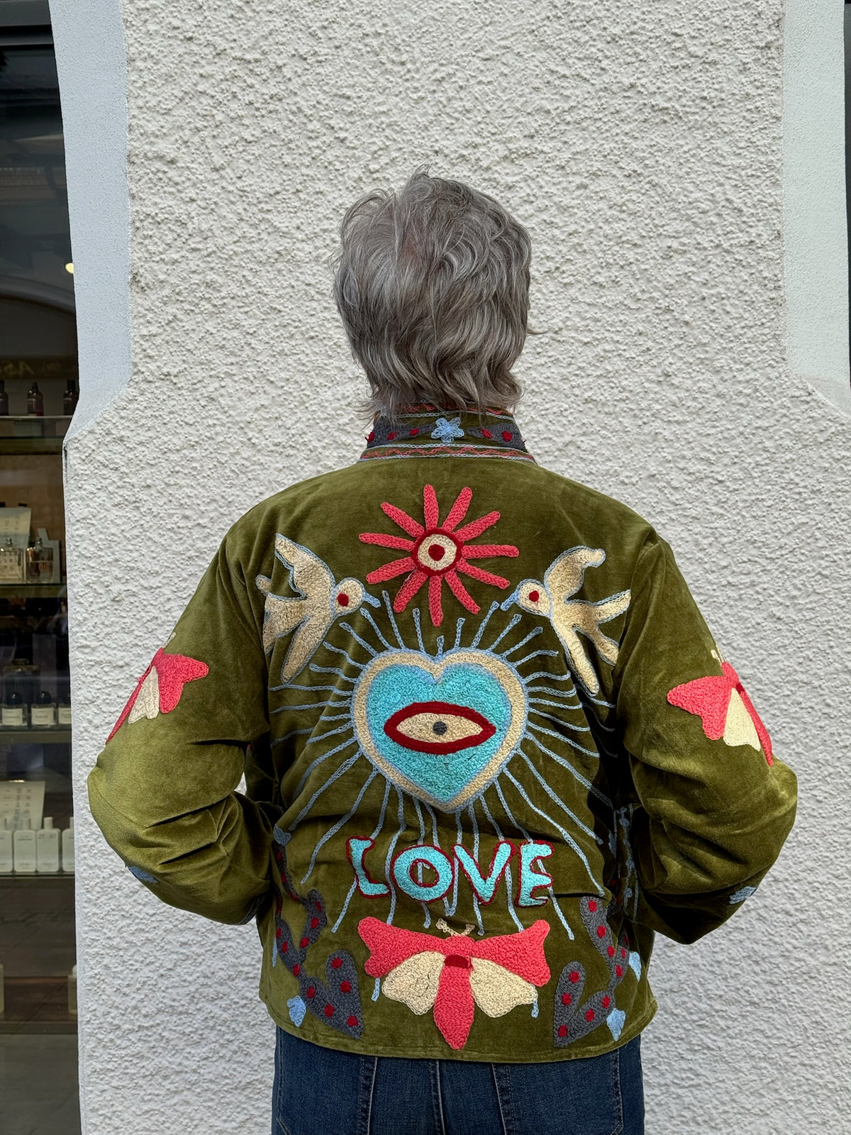 9498 Embroidery Jacke | Army