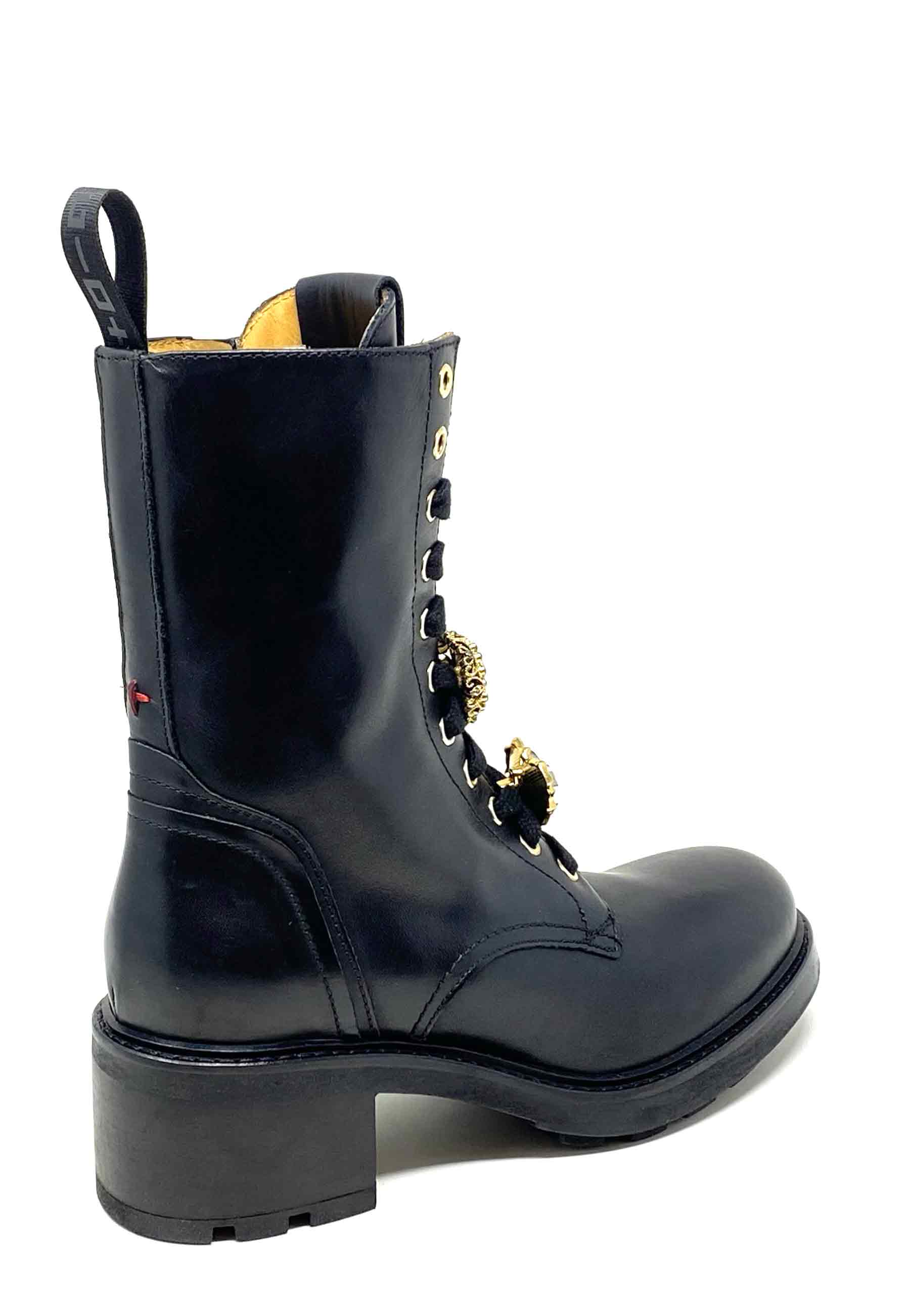 AFRA44A Highheel Schnür Boot | Nero