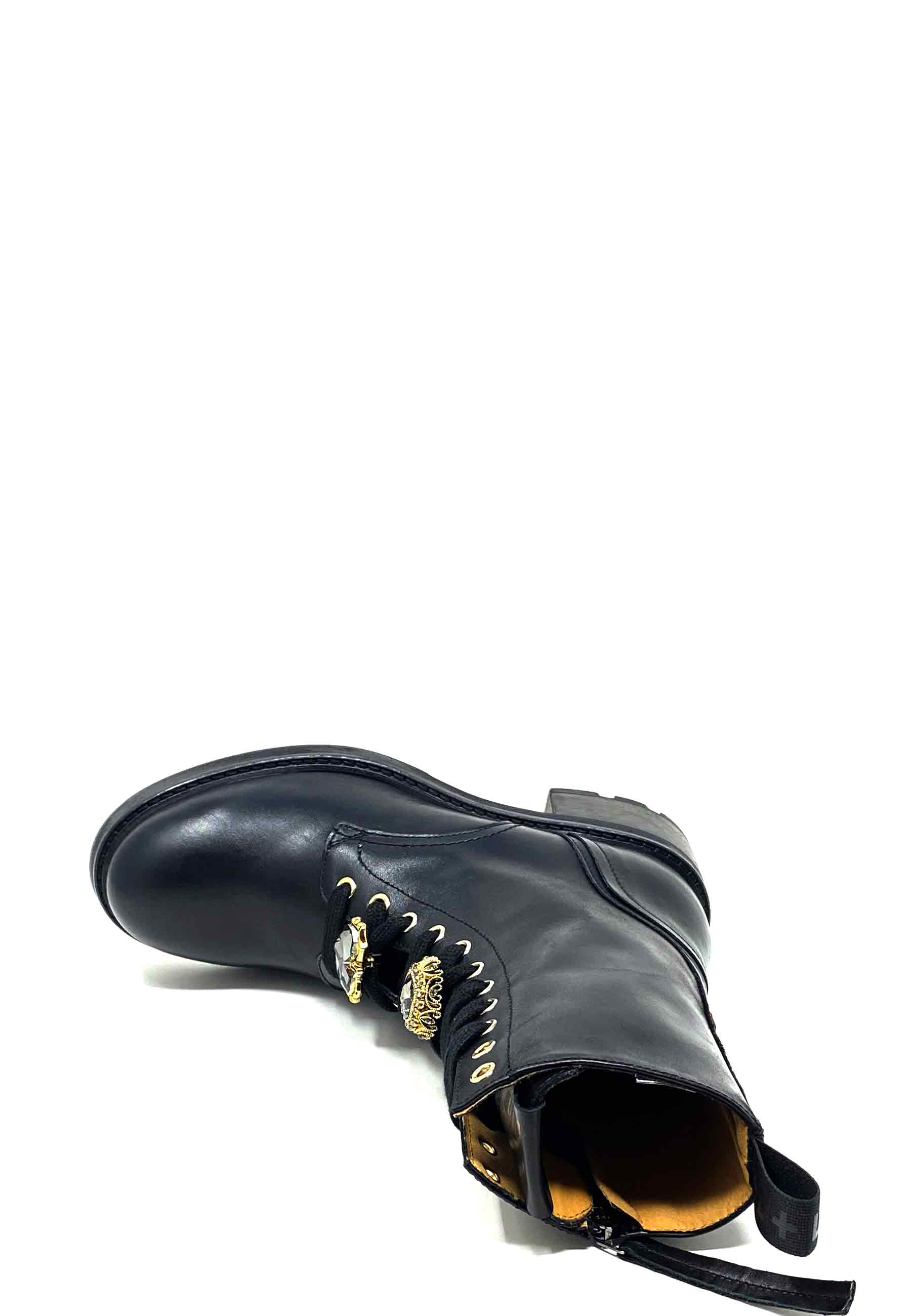 AFRA44A Highheel Schnür Boot | Nero