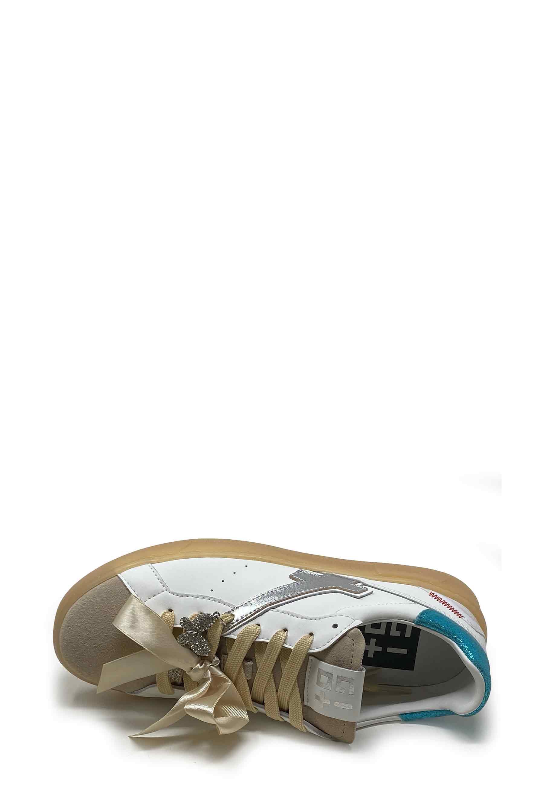 BLUE103 Sneakers | White Azzurro