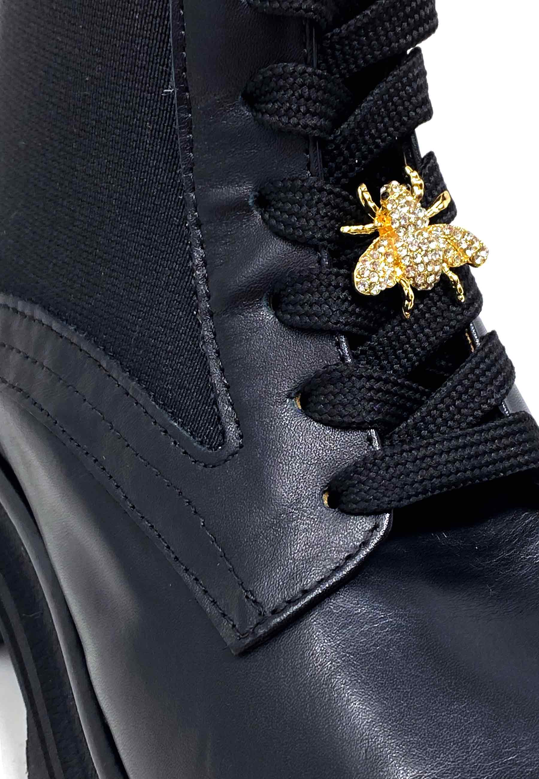 MIA06 lace-up boot | Black