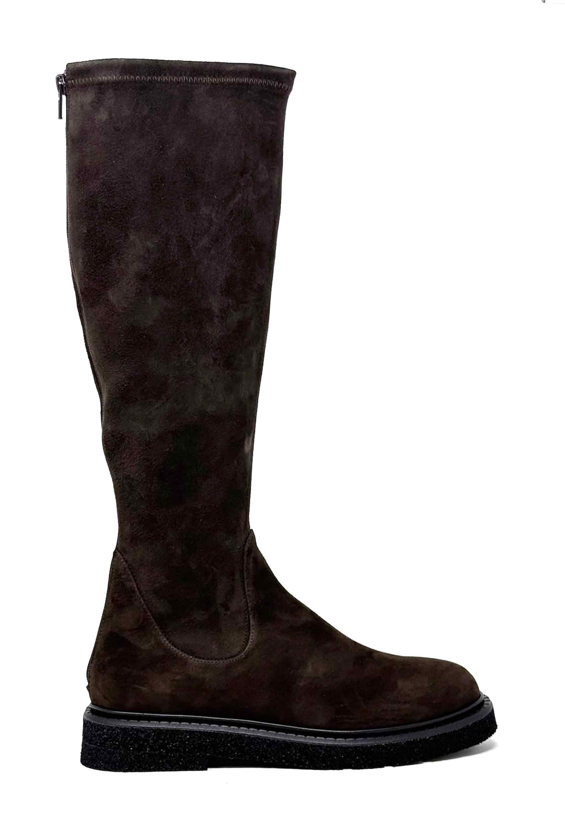 Kerr Langschaft Boot | Ebony Camoscio