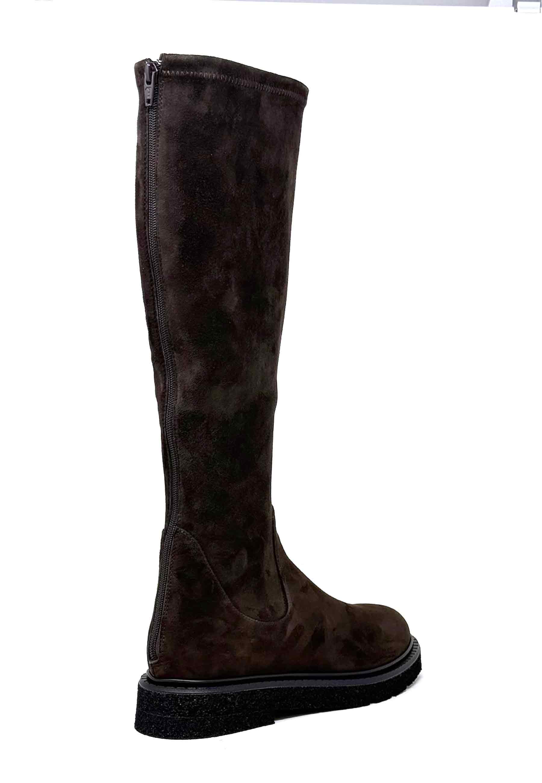 Kerr Langschaft Boot | Ebony Camoscio