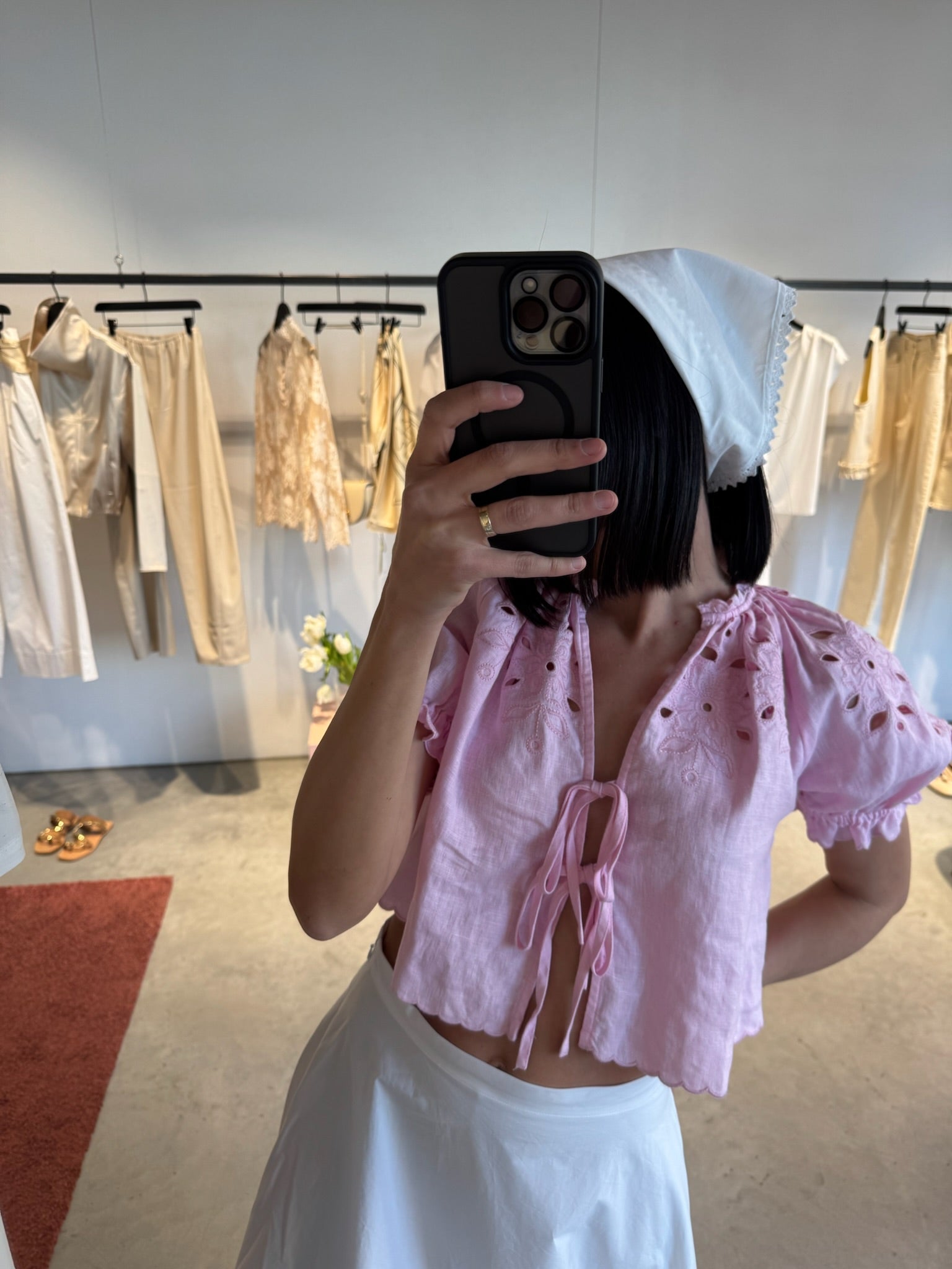 Lizbeth Bluse | Cherry Blossom Eyelet