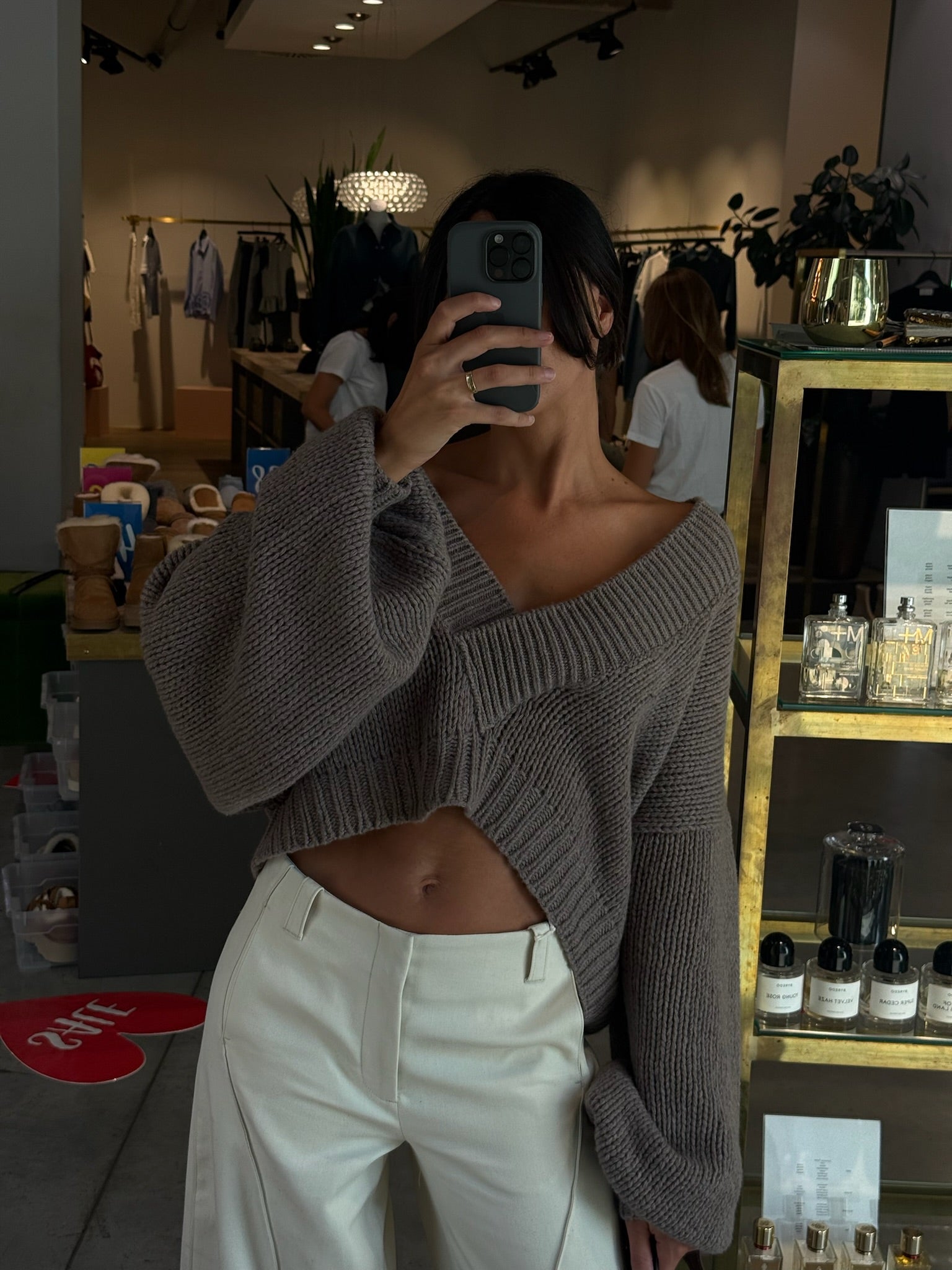 Milou Merino Pullover | Taupe