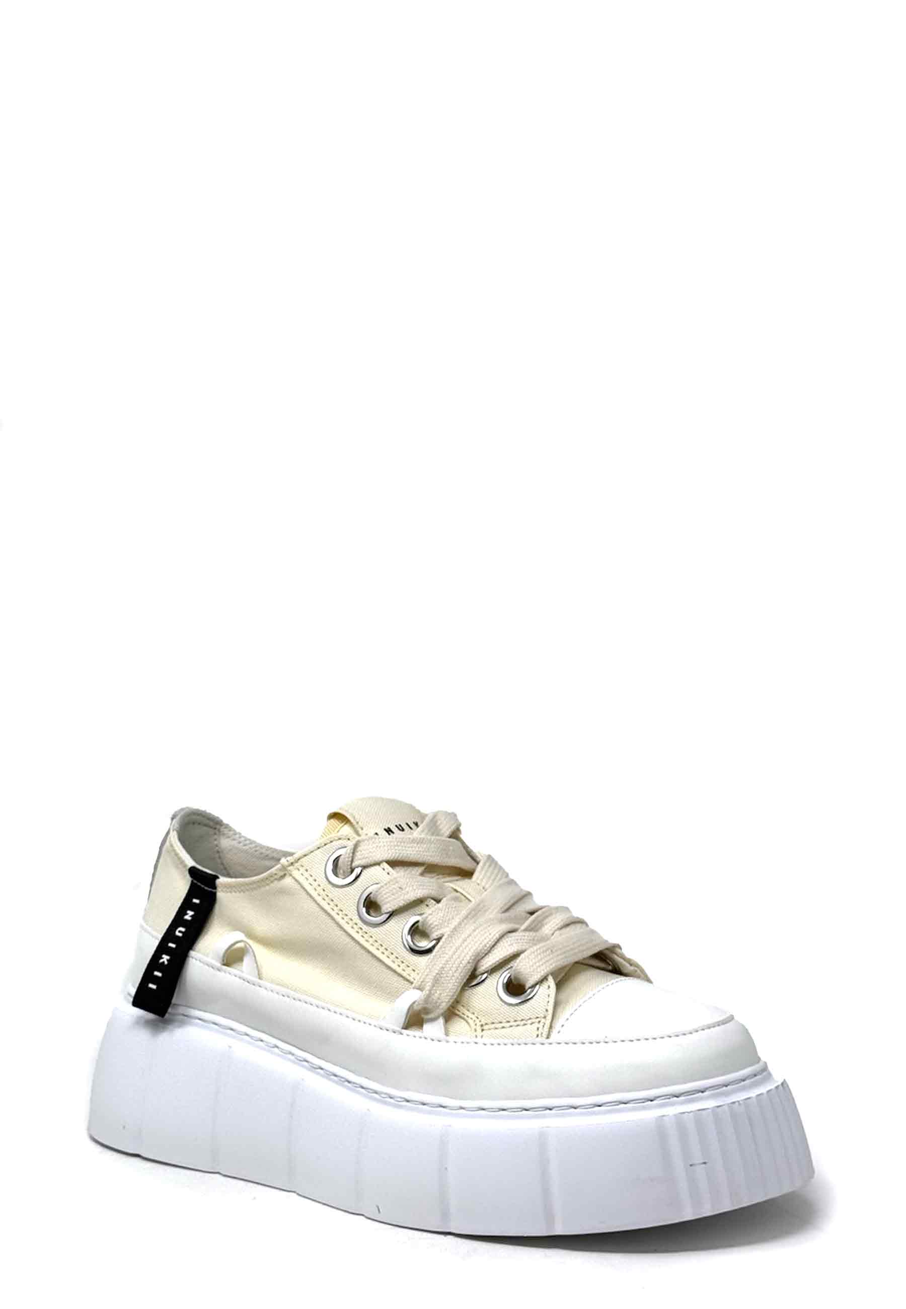 Matilda Sneaker | Beige Canvas