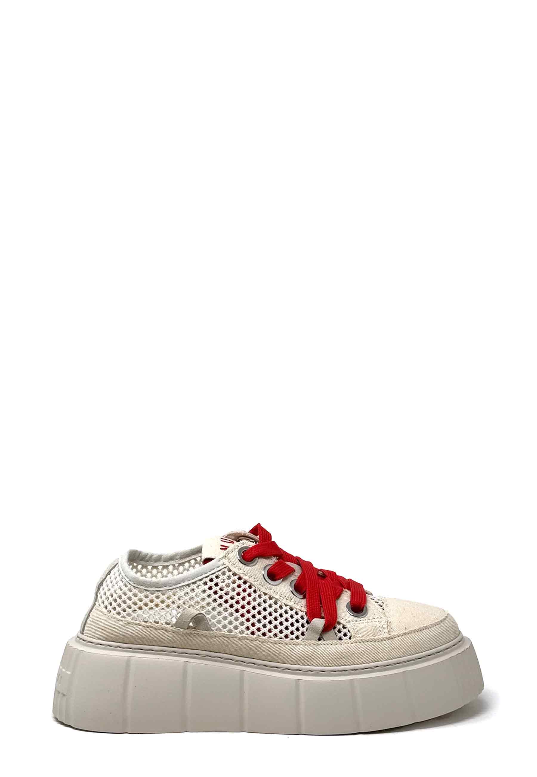 Matilda Sneaker | Cream Net