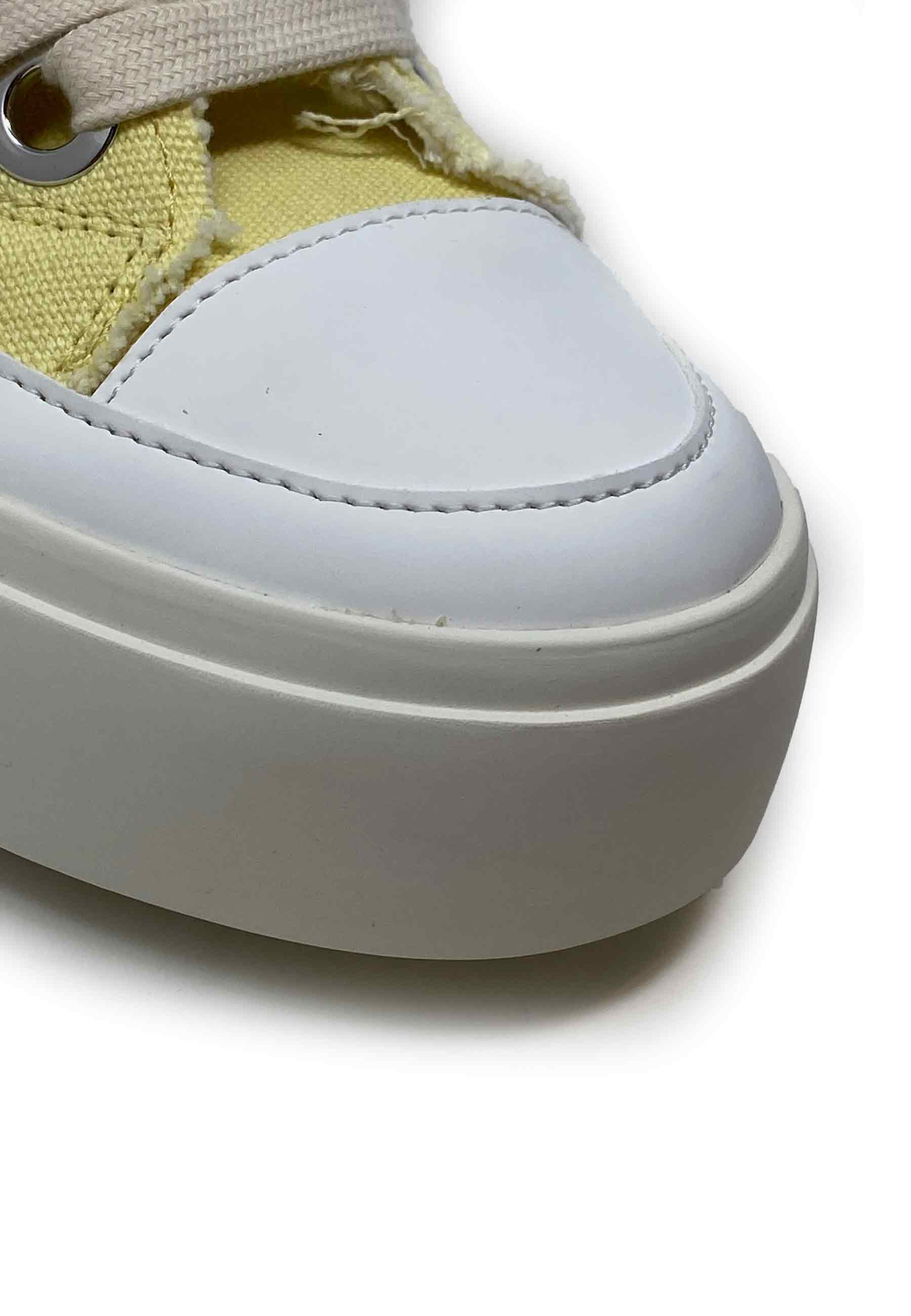 Distressed Matilda Sneaker | Yellow