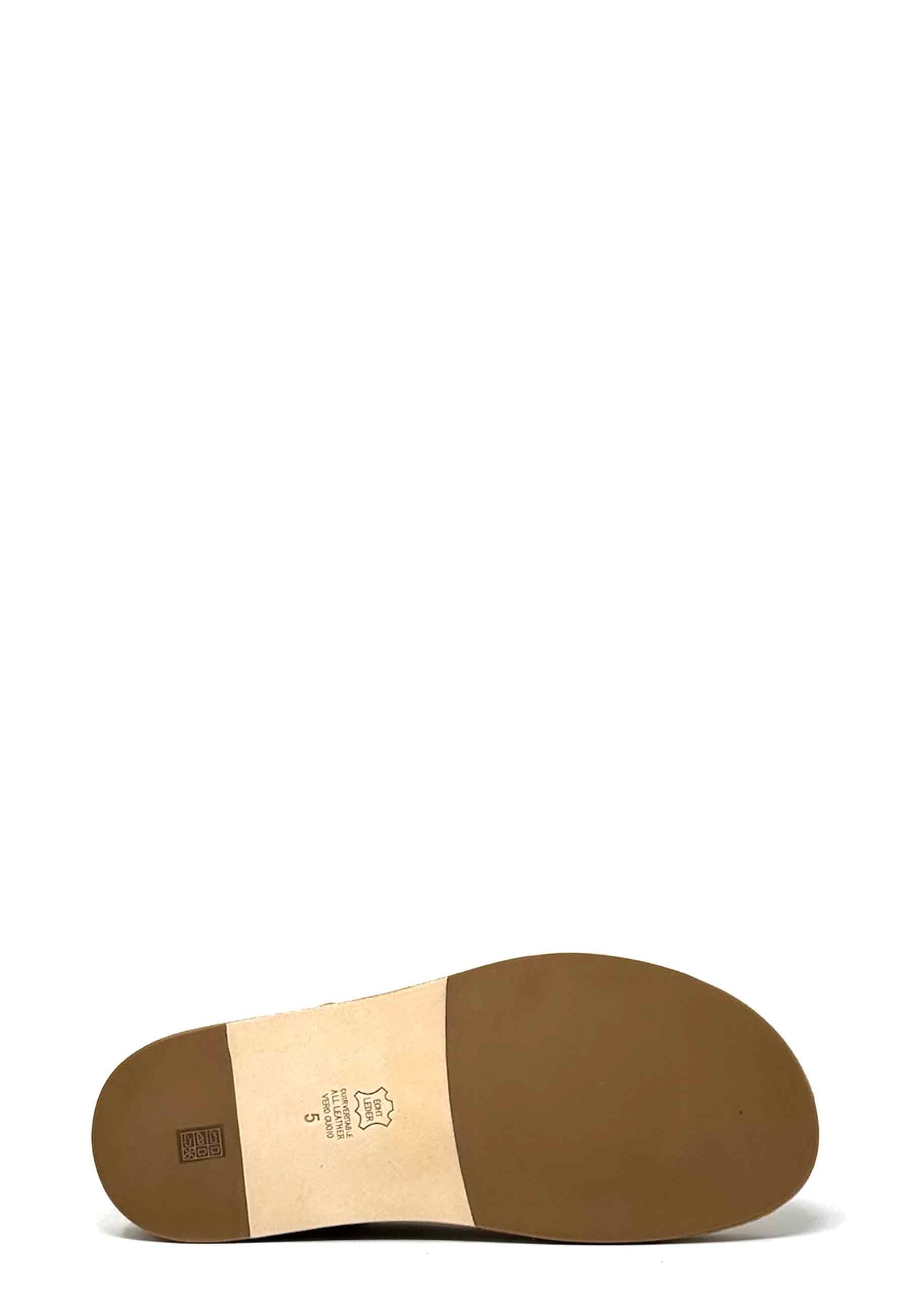 Aily Sandale | Golden Brown Gold Suede