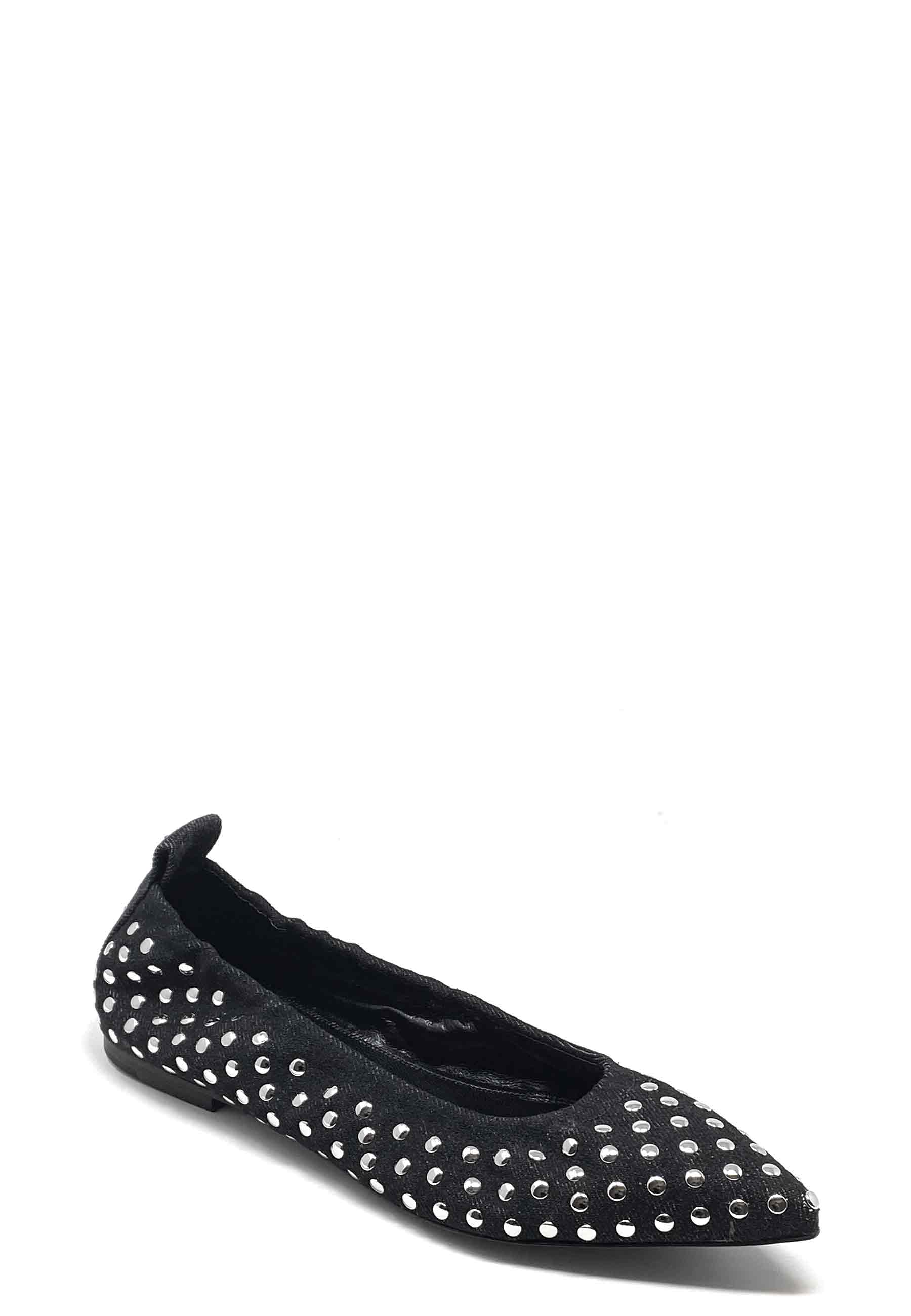 Greta Ballerina | Black Denim