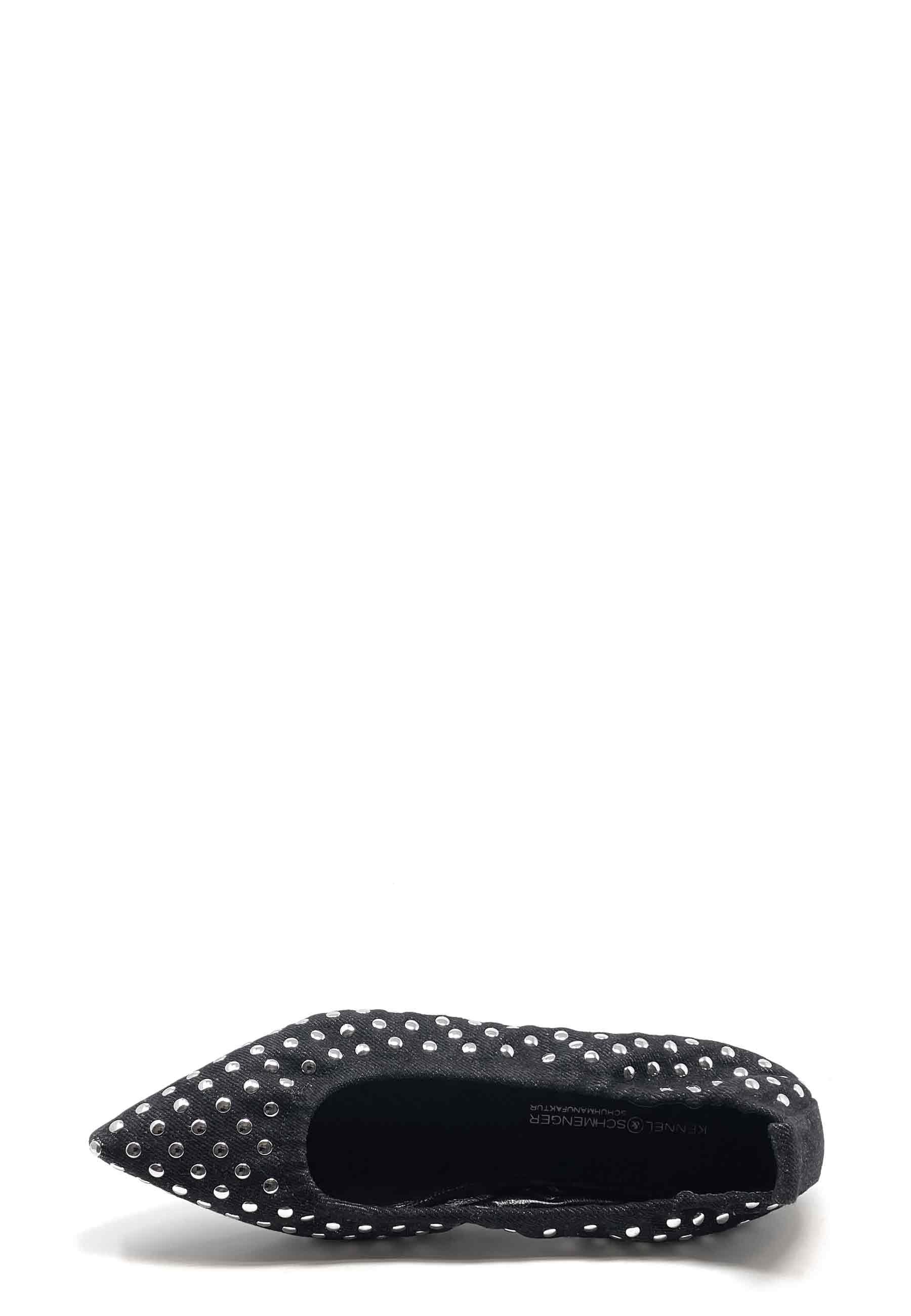Greta Ballerina | Black Denim